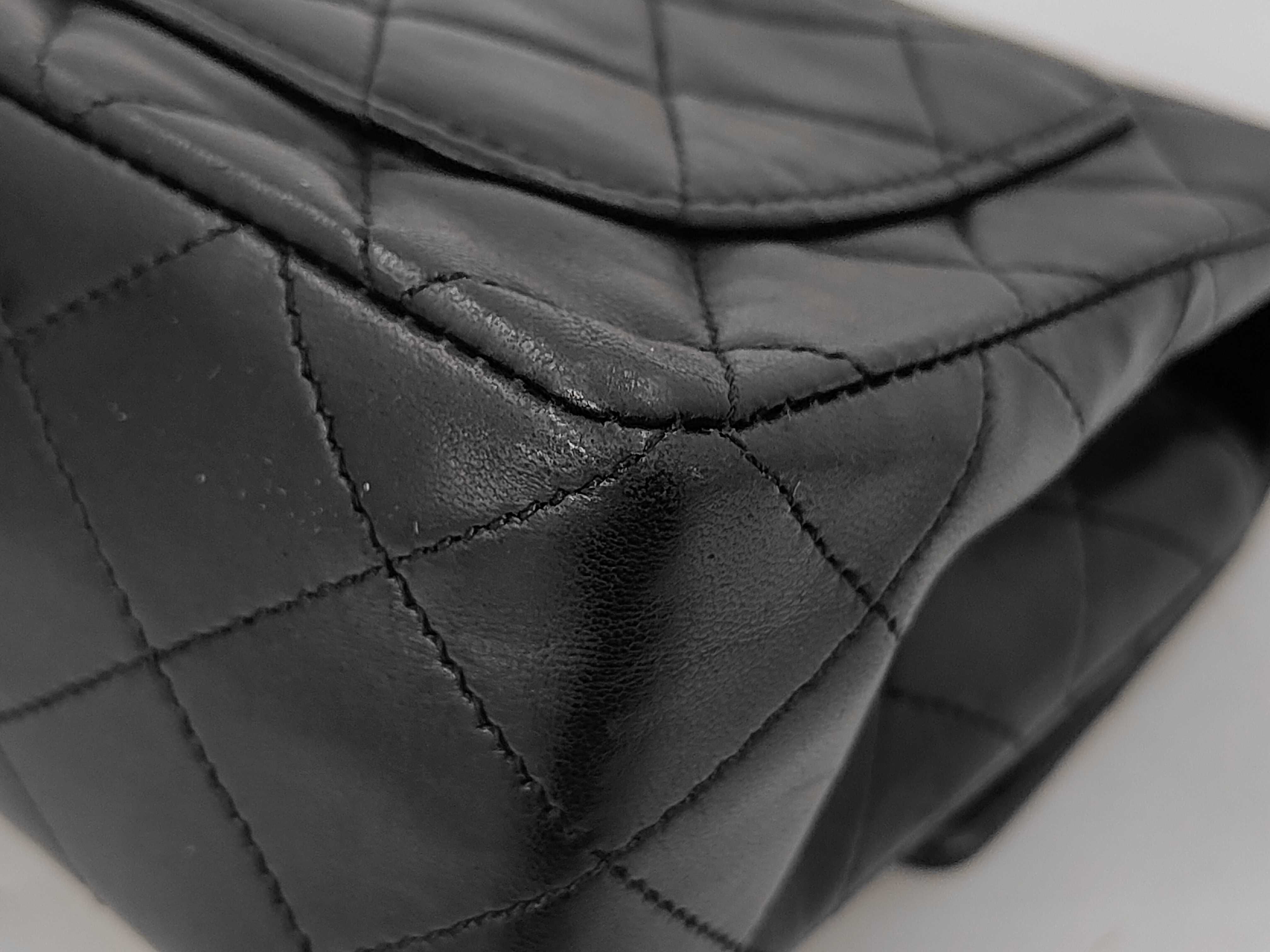 Matelassé Lambskin Black Mini Matelassé Chain Shoulder Bag (with Authenticity Card and Seal) — view 3