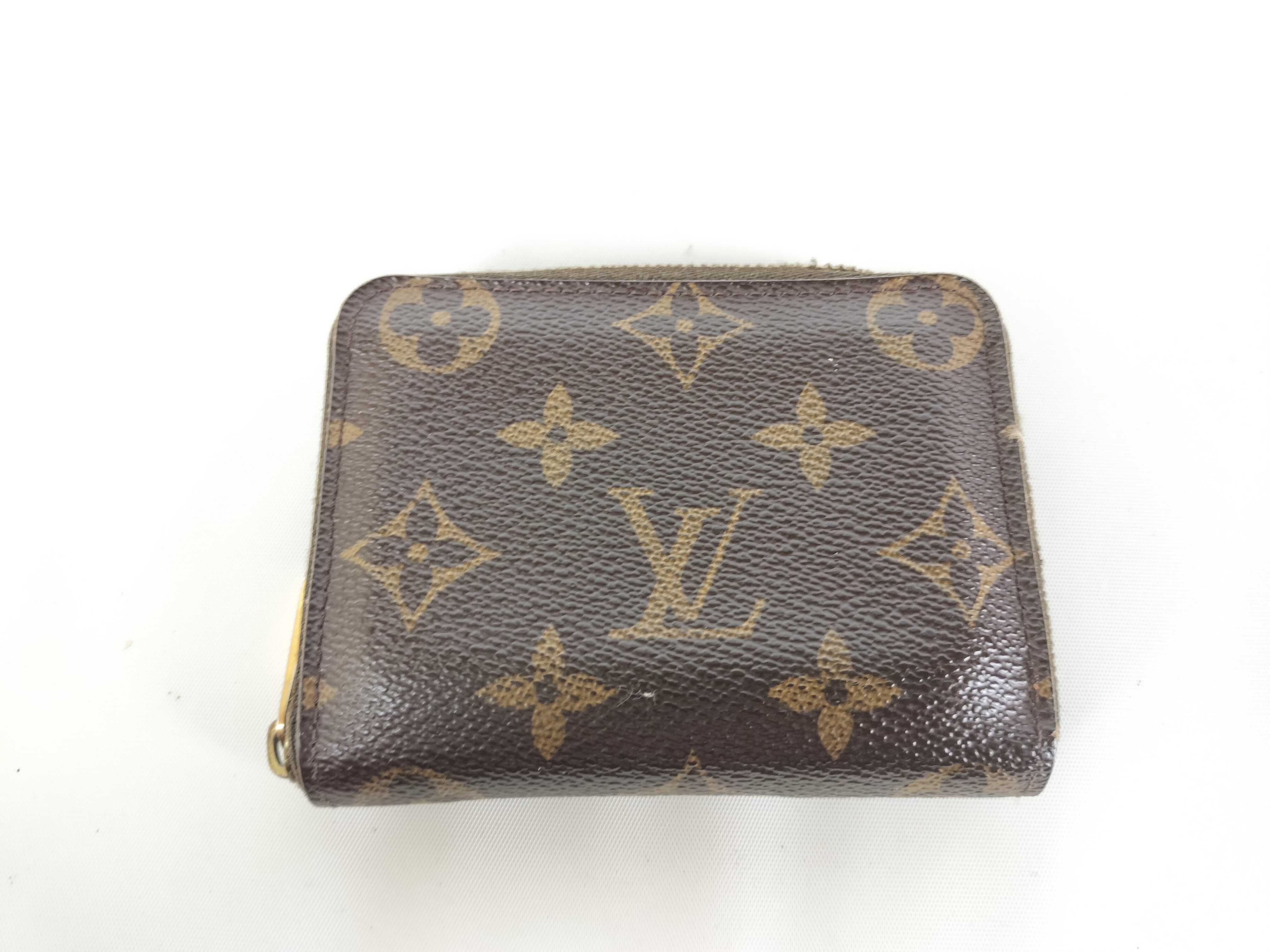 Monogram Round Zip Wallet