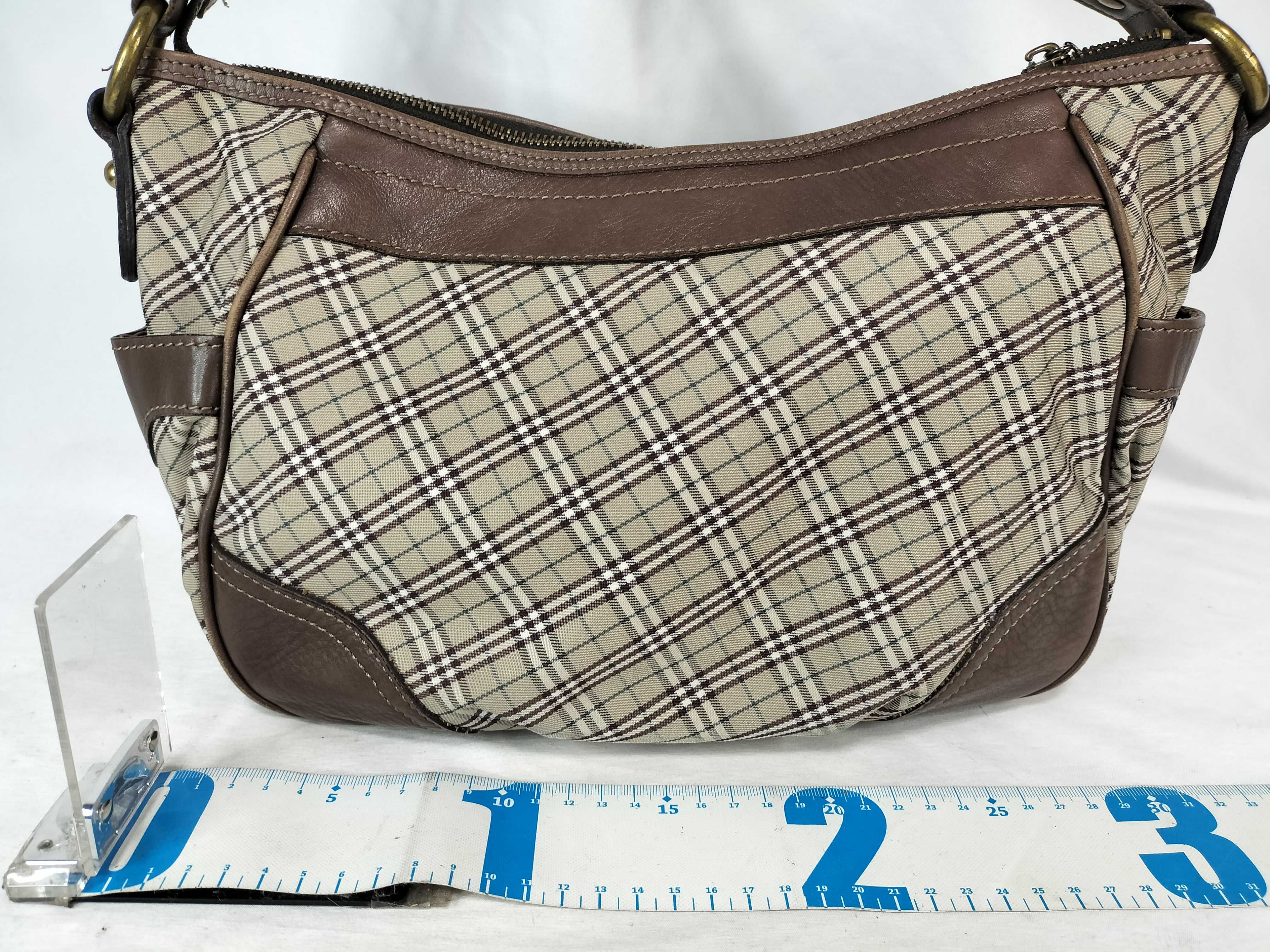 Blue Label Burberry Logo Nova Check Shoulder Bag — view 2