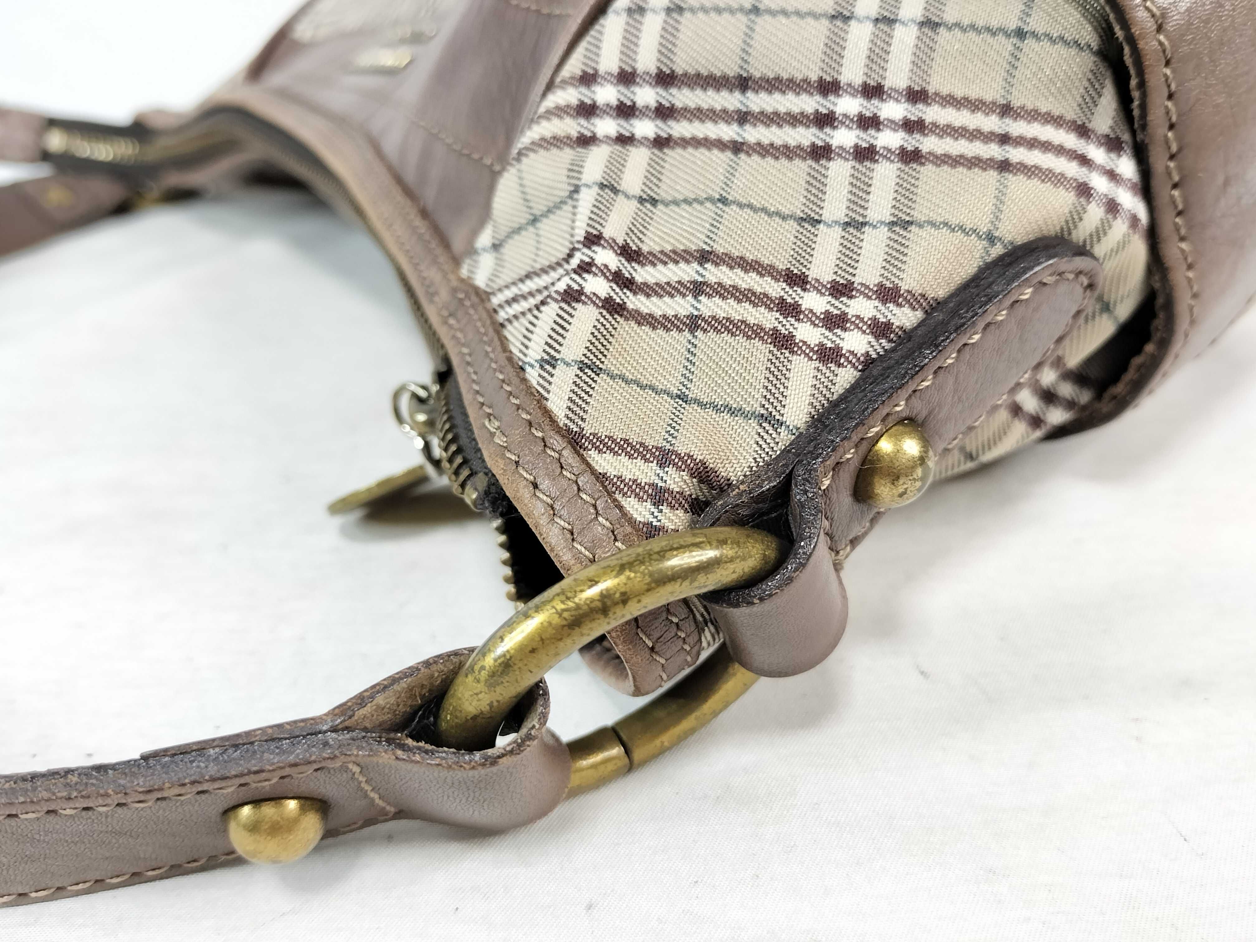Blue Label Burberry Logo Nova Check Shoulder Bag — view 5