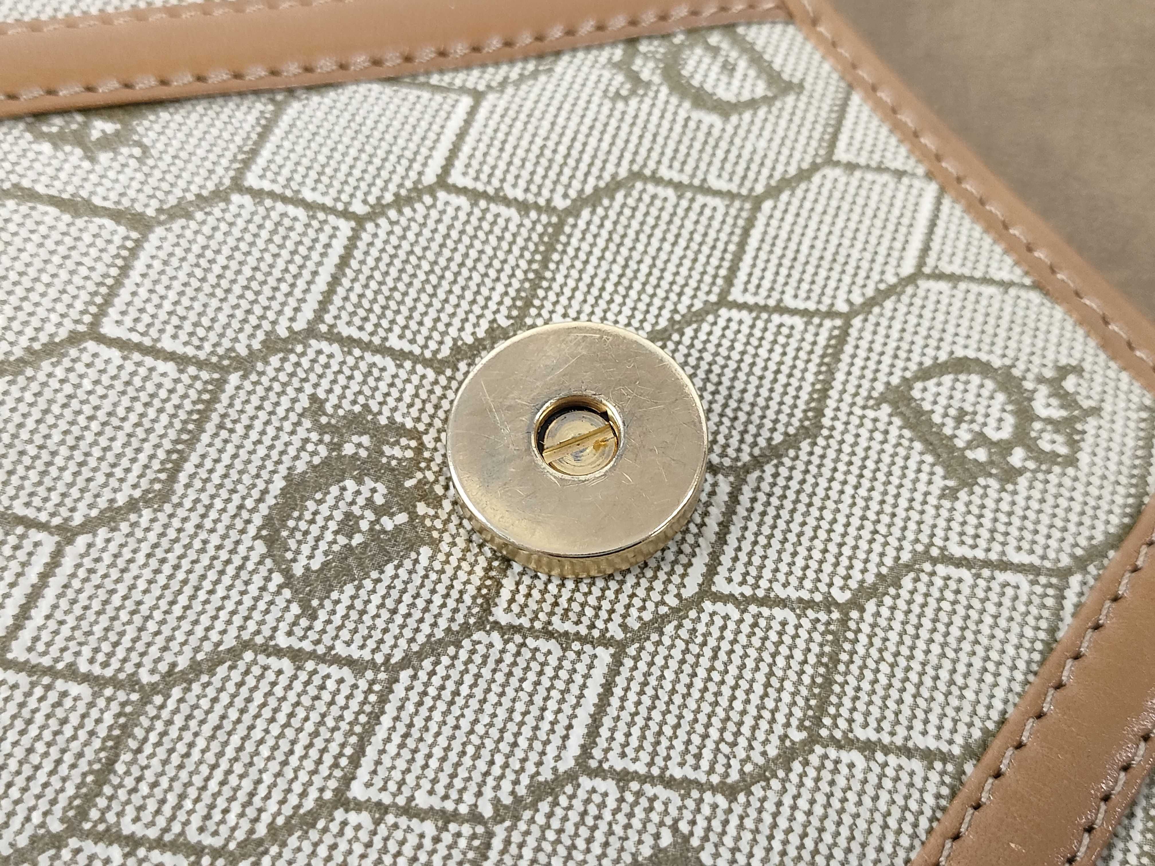 shoulder bag, honeycomb pattern, beige. — view 13
