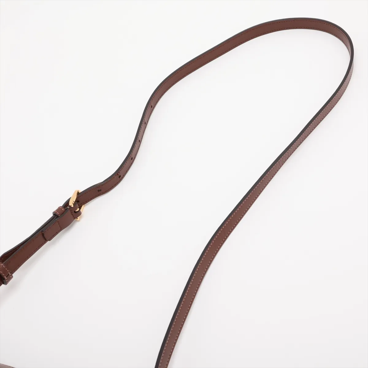 GG Supreme Horsebit PVC x Leather Shoulder Bag, Beige x Brown, 645454 — view 5