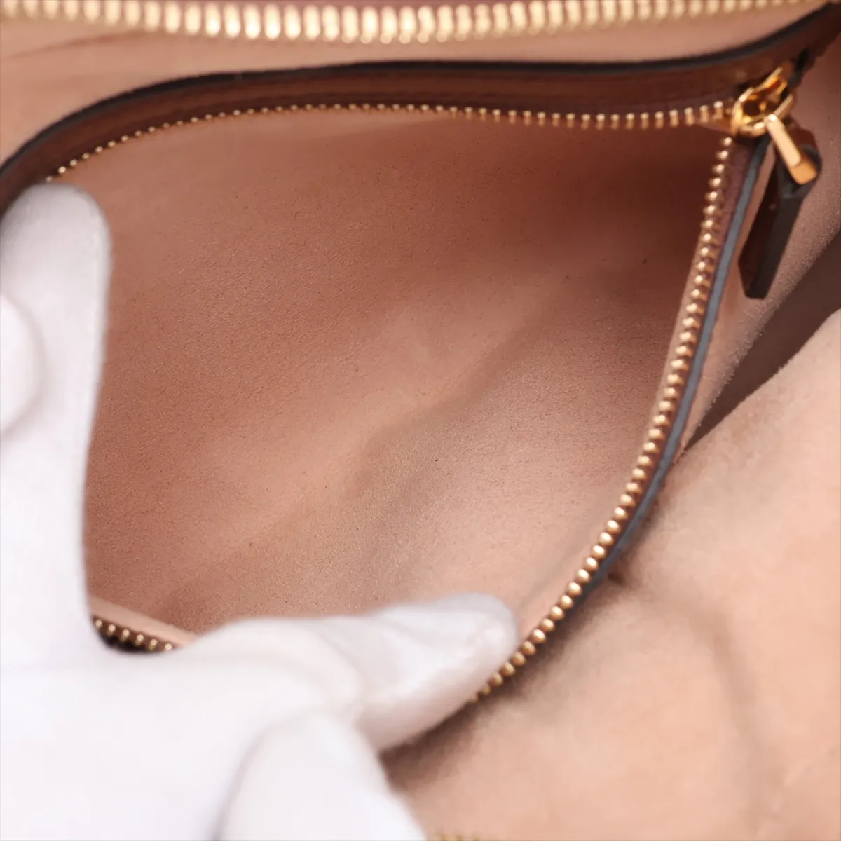 GG Supreme Horsebit PVC x Leather Shoulder Bag, Beige x Brown, 645454 — view 7
