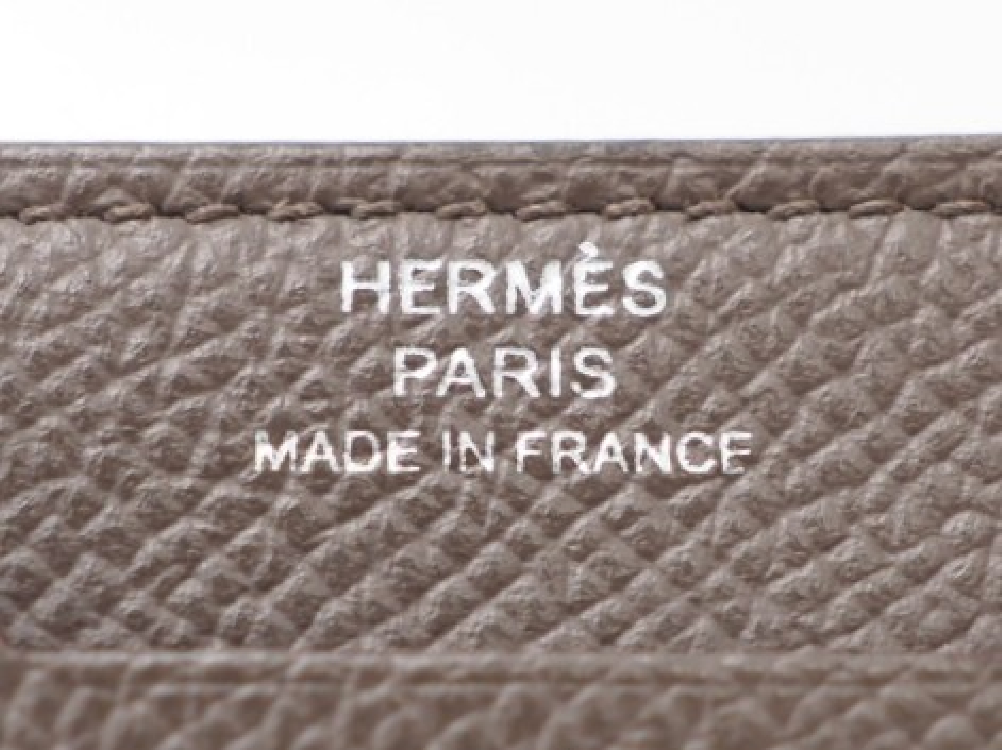 City 3CC Card Case/Pass Case/Business Card Holder (2021 Collection) - Veau Epsom Leather, Etoupe — view 5