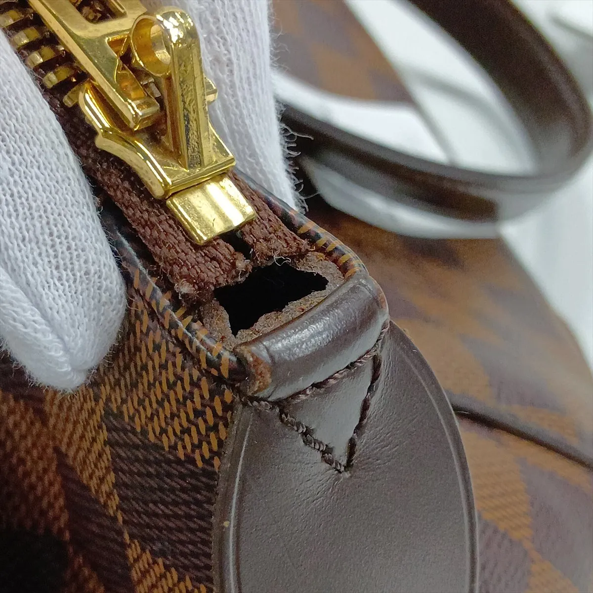 Damier Verona PM N41117 DU0140 Brown — view 12
