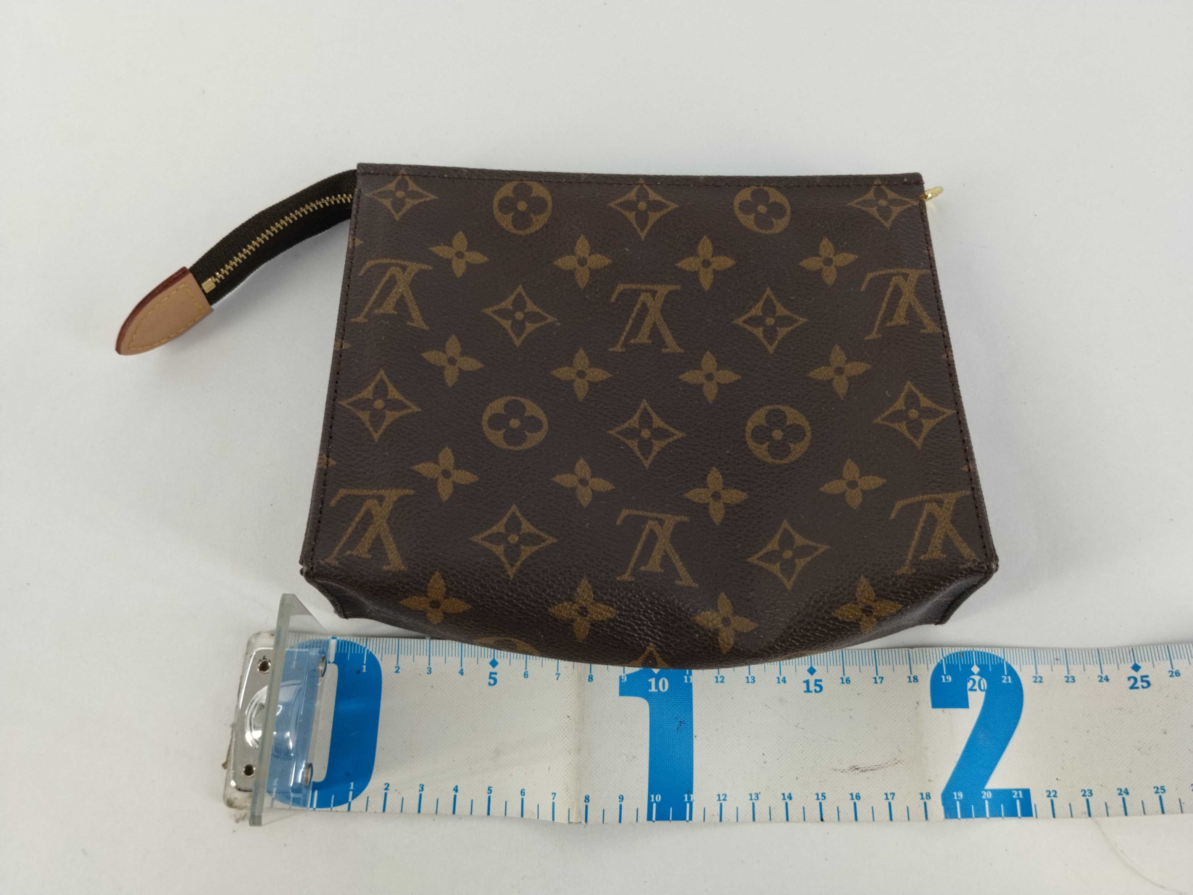 Monogram Louis Vuitton Monogram Pochette Toilette Pouch — view 2