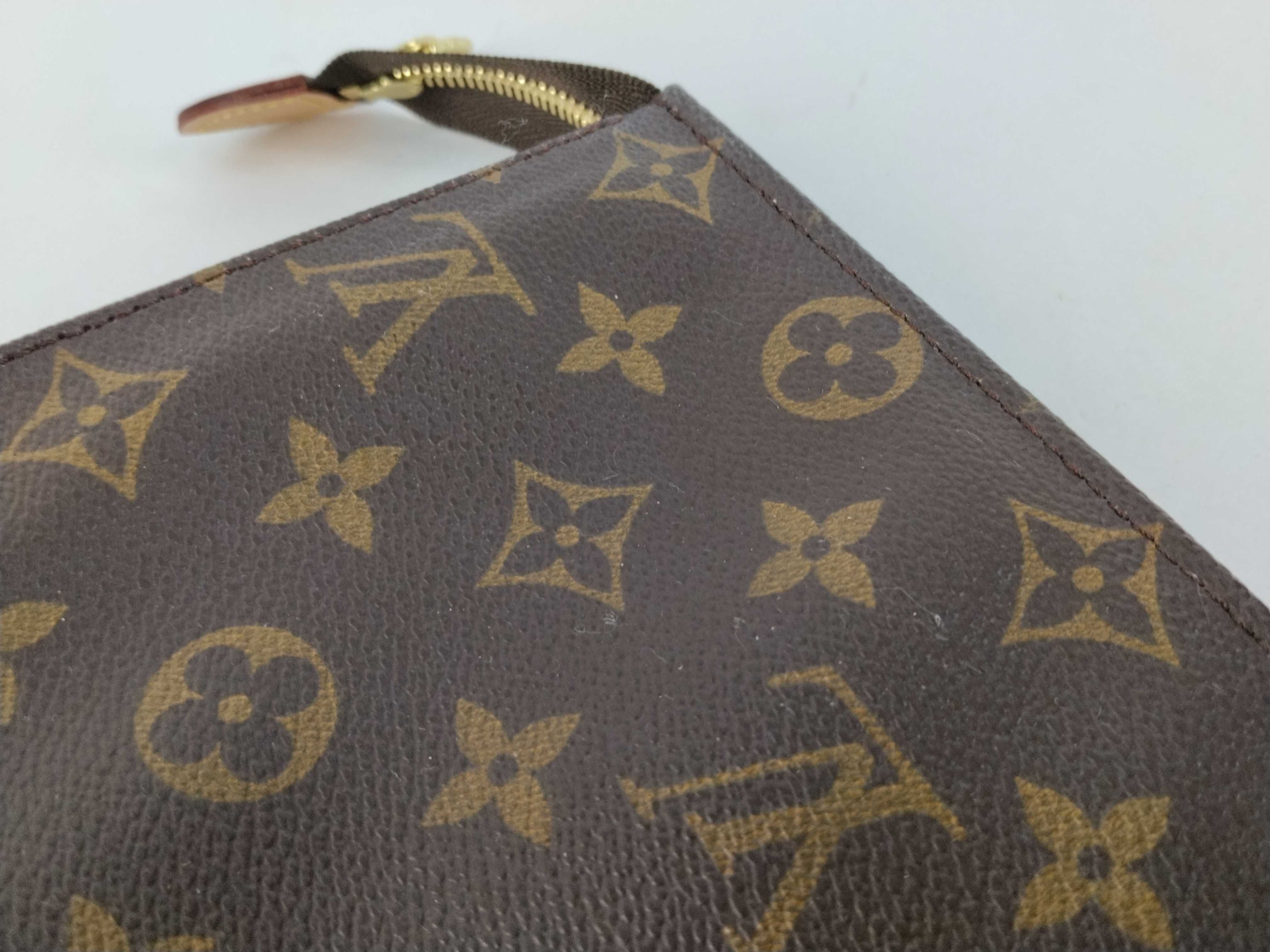 Monogram Louis Vuitton Monogram Pochette Toilette Pouch — view 10