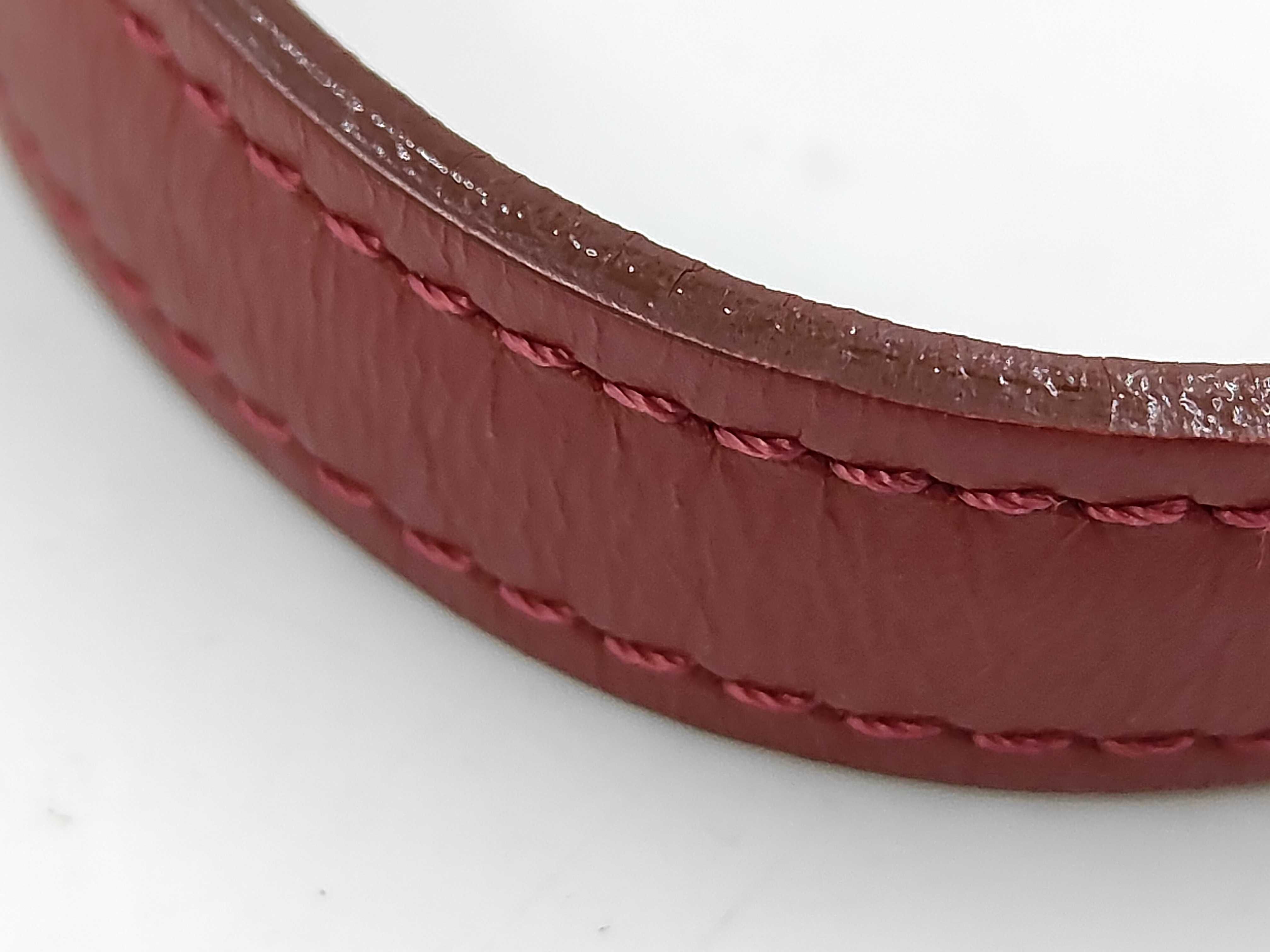 Shoulder Bag, Leather, Red — view 5