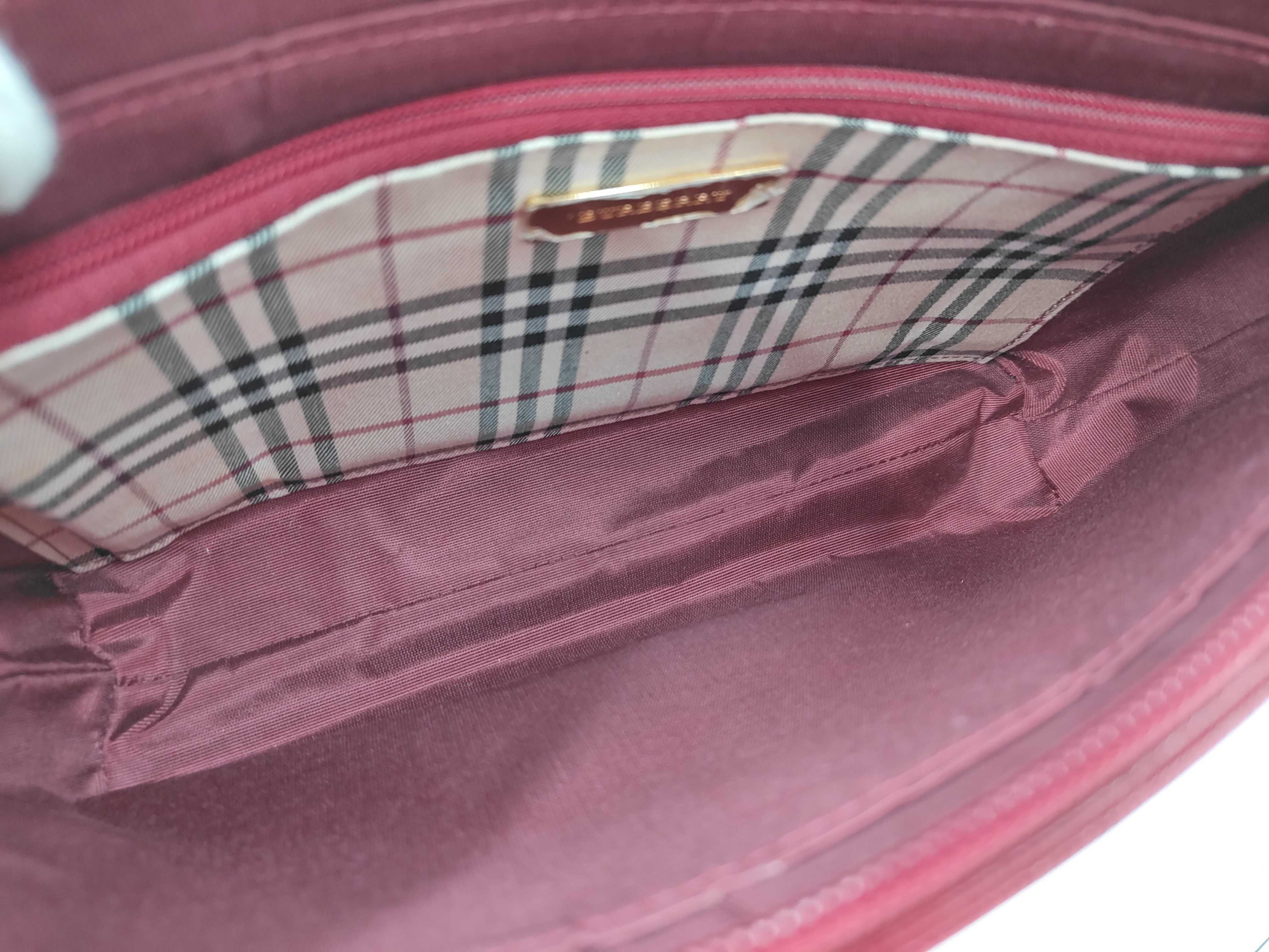 Shoulder Bag, Leather, Red — view 10