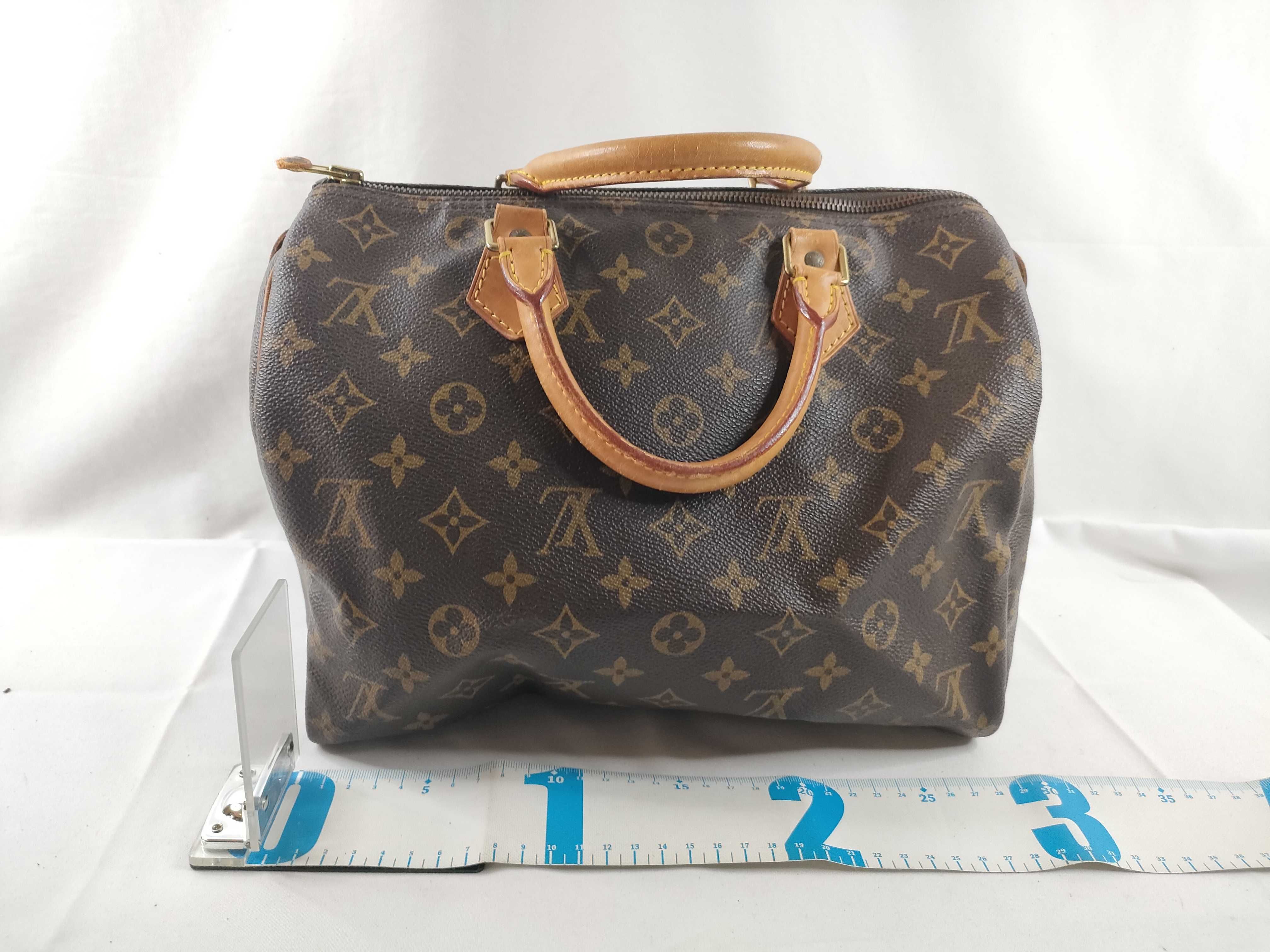 Monogram Speedy Monogram SP0030 B Mold, cracks, pen marks Handbag — view 2