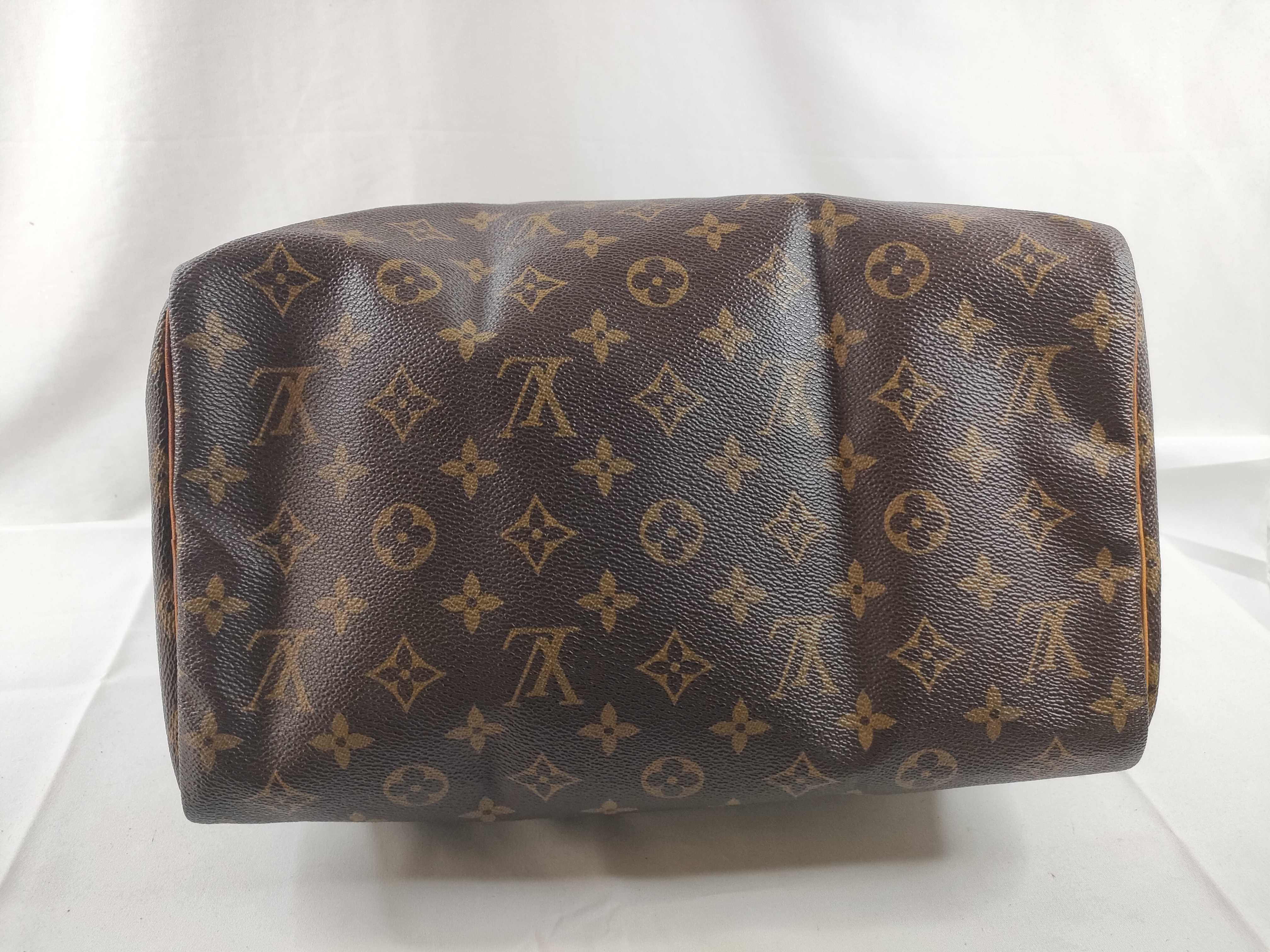 Monogram Speedy Monogram SP0030 B Mold, cracks, pen marks Handbag — view 4