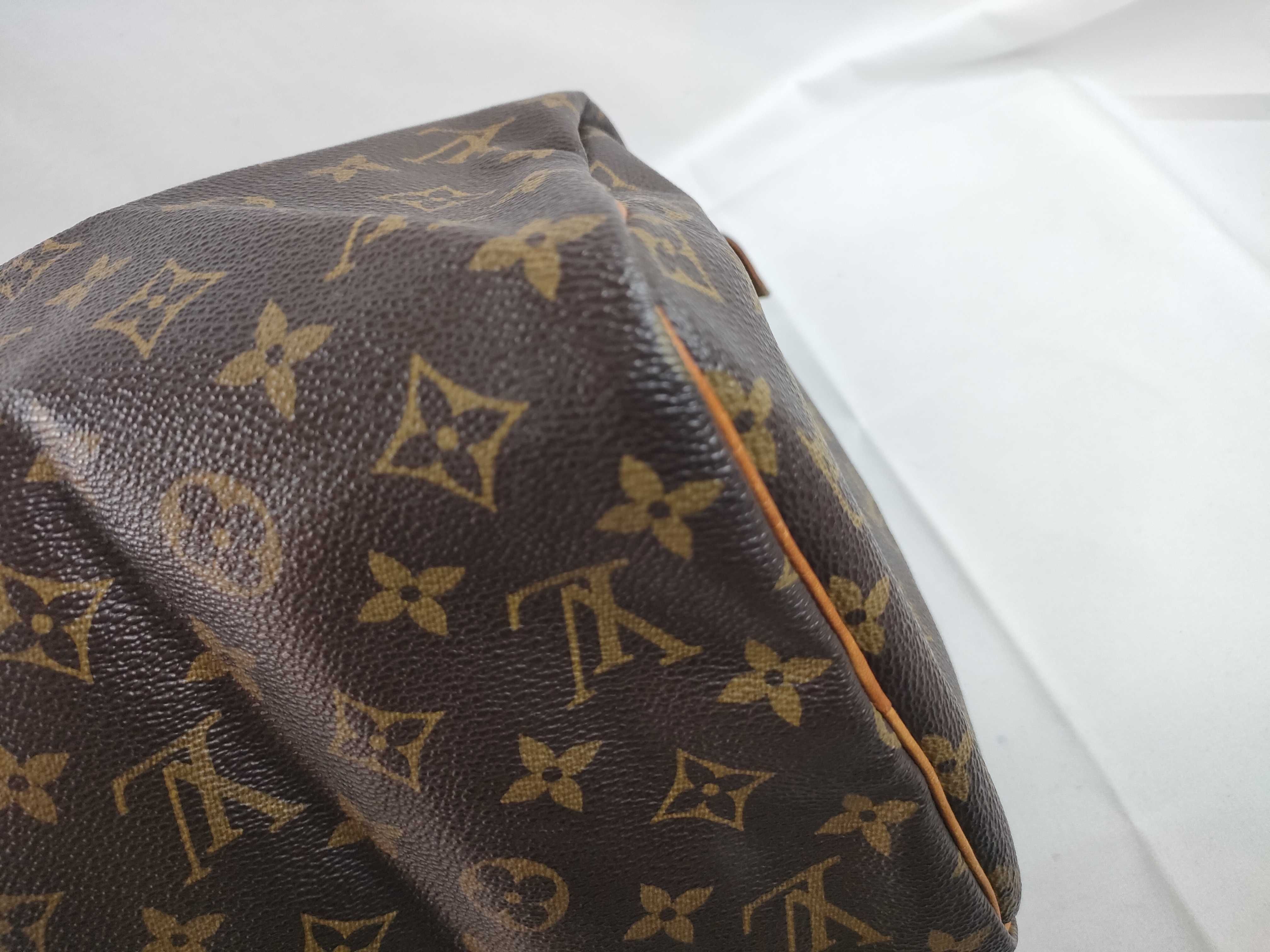 Monogram Speedy Monogram SP0030 B Mold, cracks, pen marks Handbag — view 5