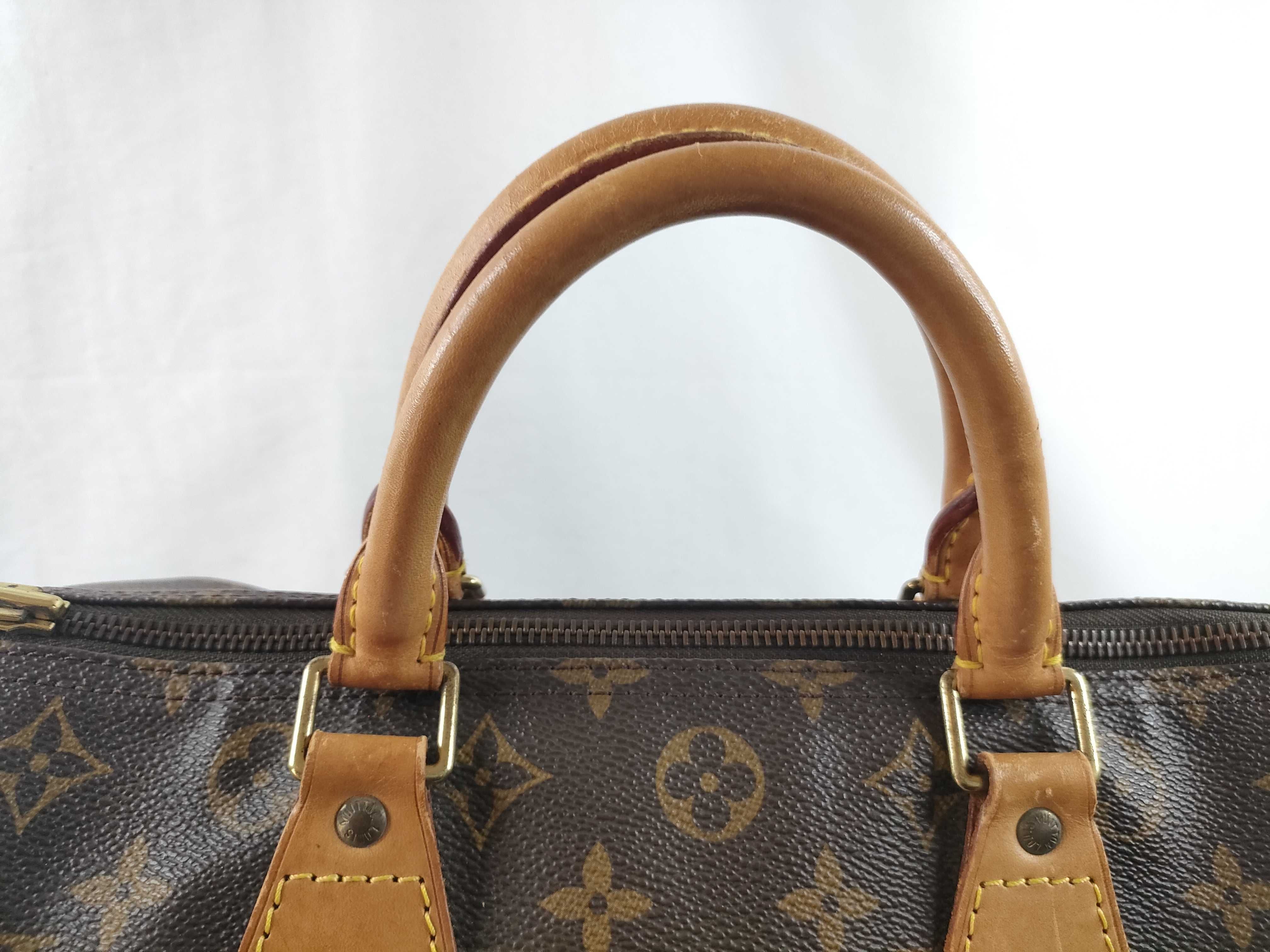Monogram Speedy Monogram SP0030 B Mold, cracks, pen marks Handbag — view 7