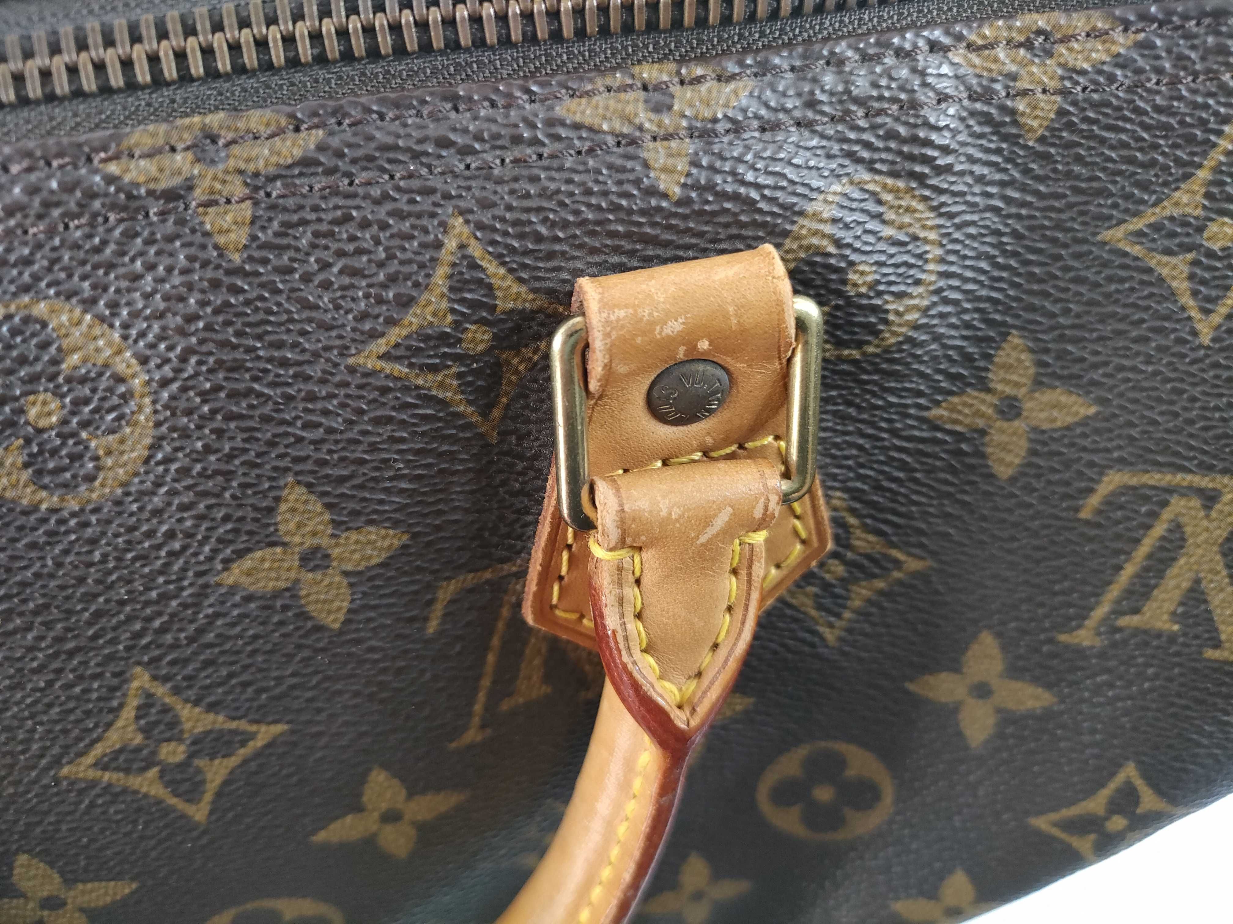 Monogram Speedy Monogram SP0030 B Mold, cracks, pen marks Handbag — view 9