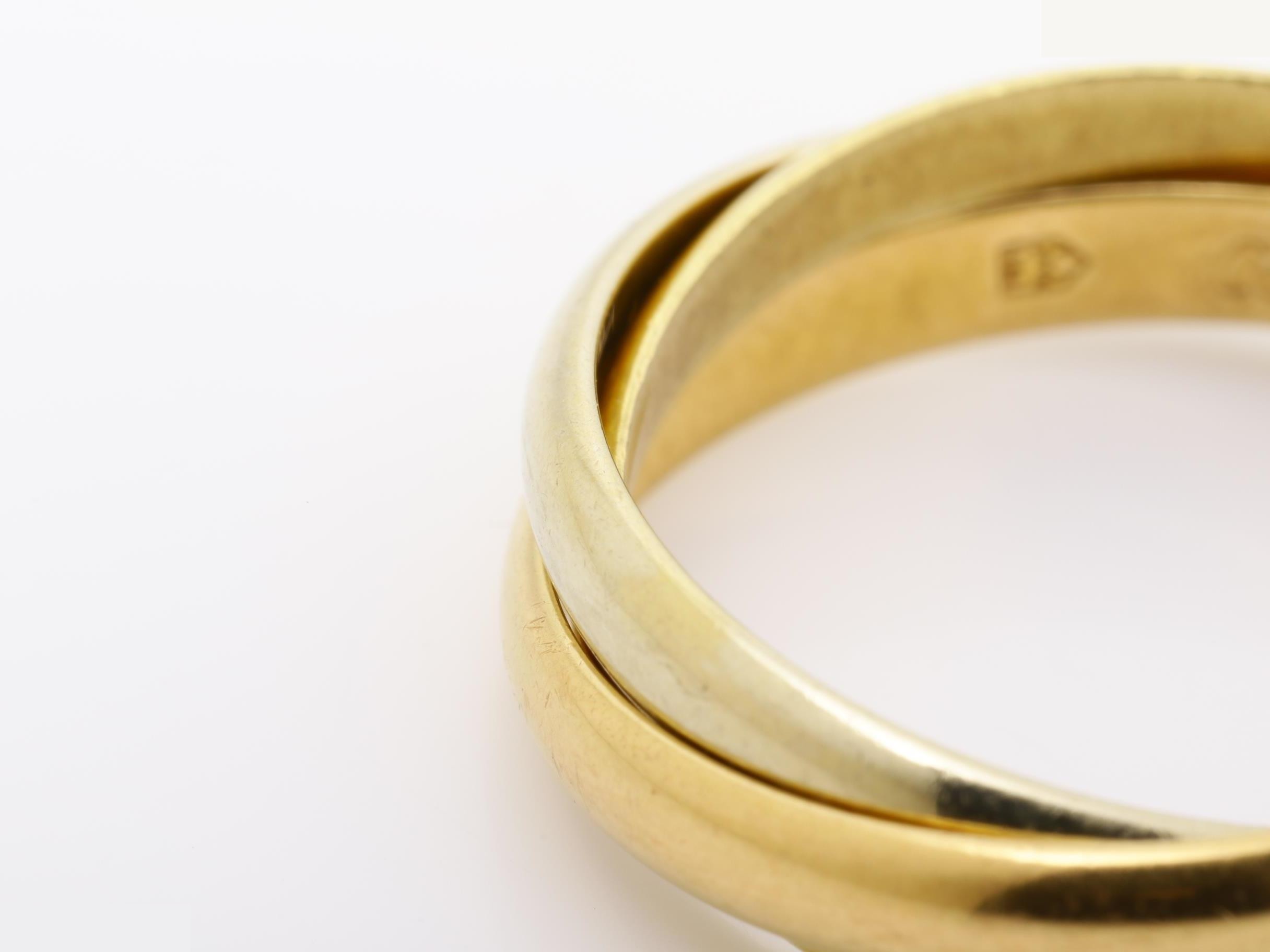 Trinity (precious metal) ring 750 4.8g #51 — view 3