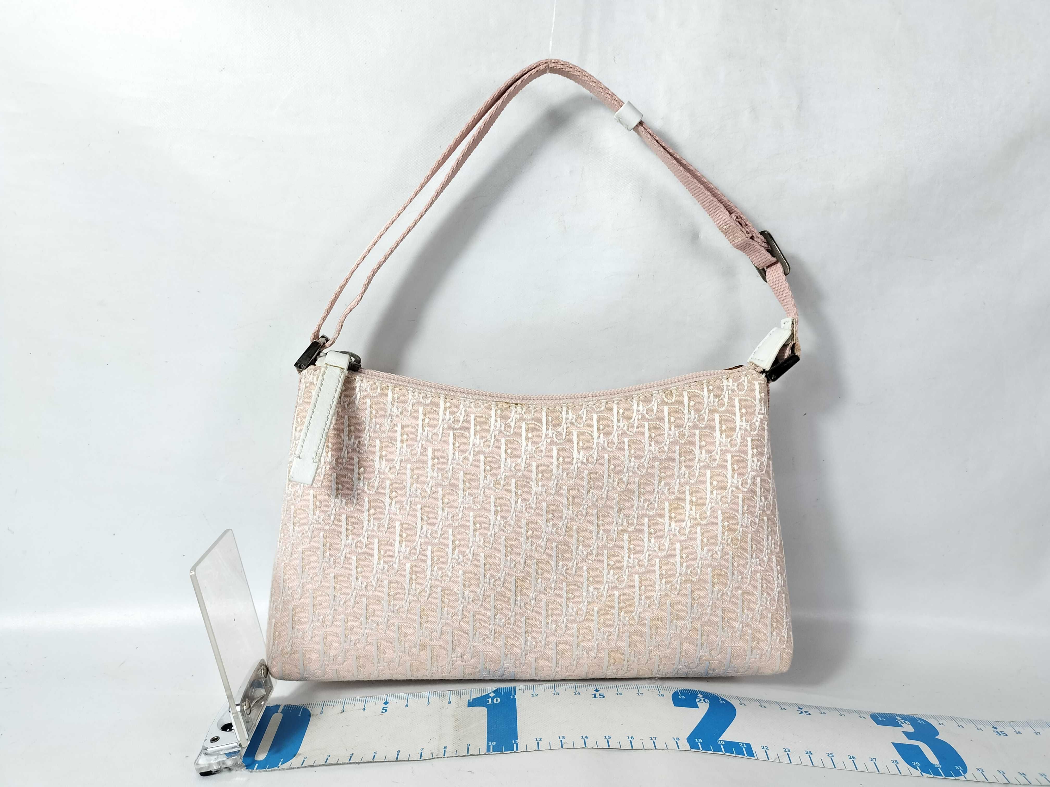 Trotter Canvas Shoulder Bag, Pink Handbag — view 2