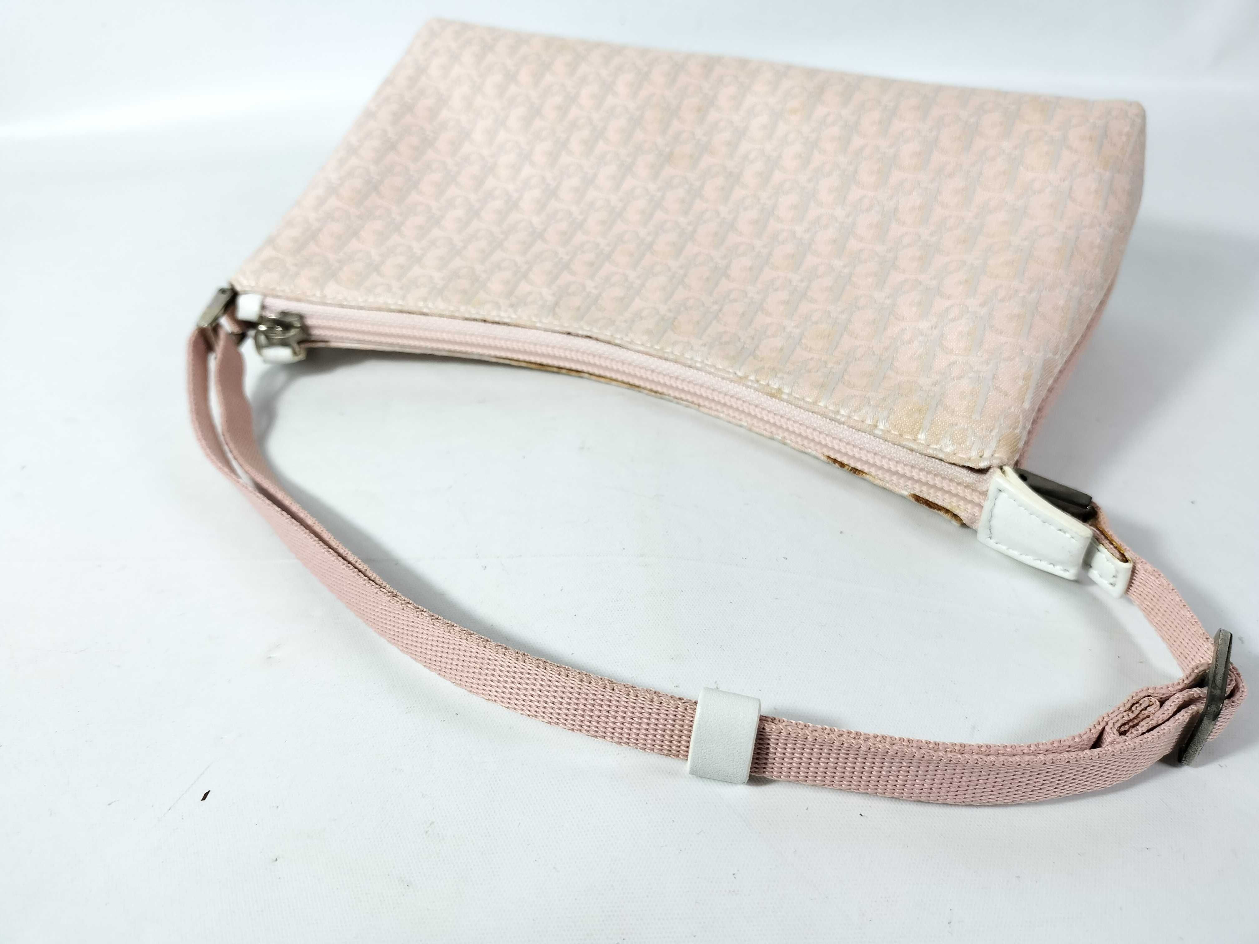 Trotter Canvas Shoulder Bag, Pink Handbag — view 3