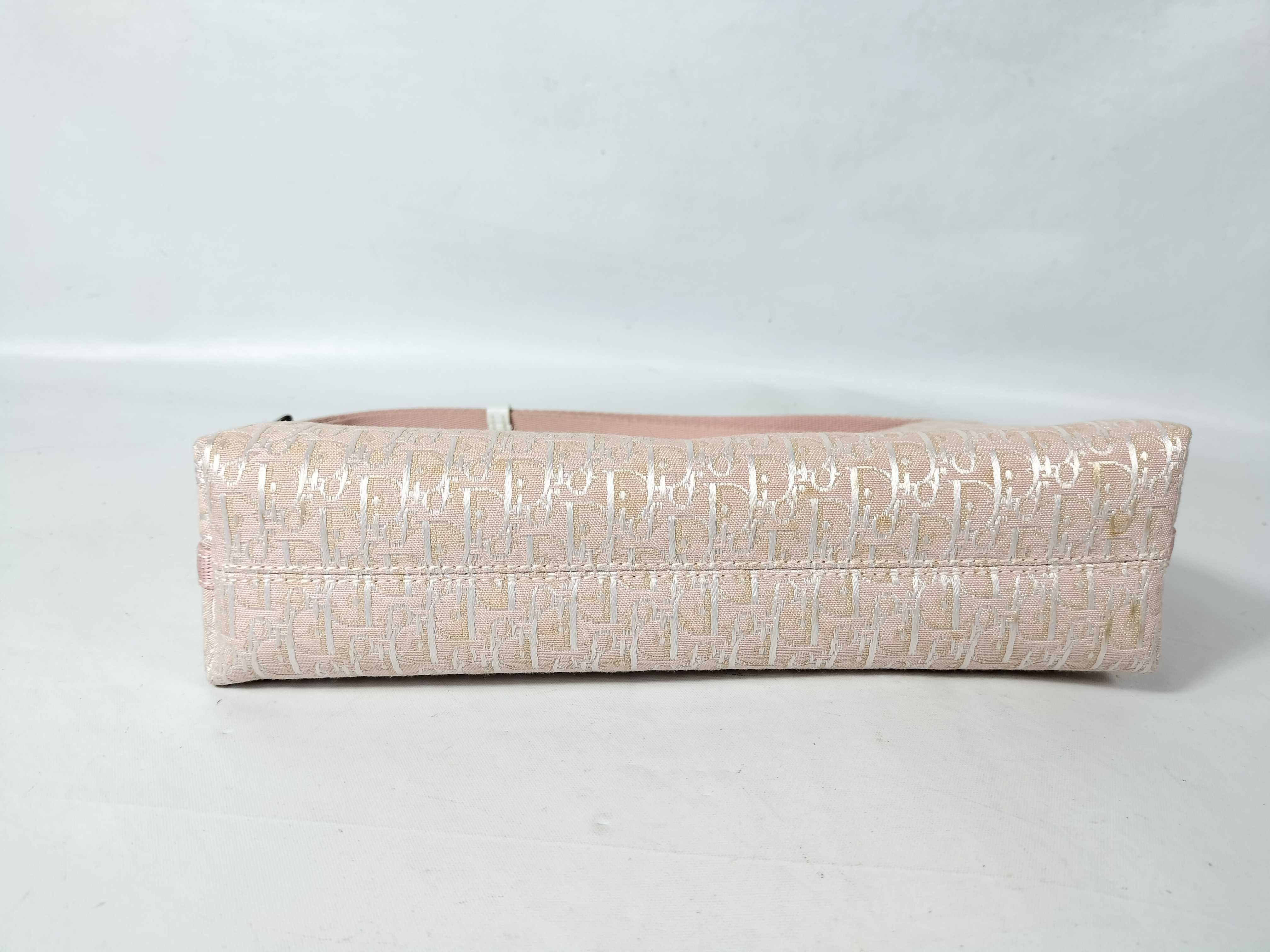 Trotter Canvas Shoulder Bag, Pink Handbag — view 7