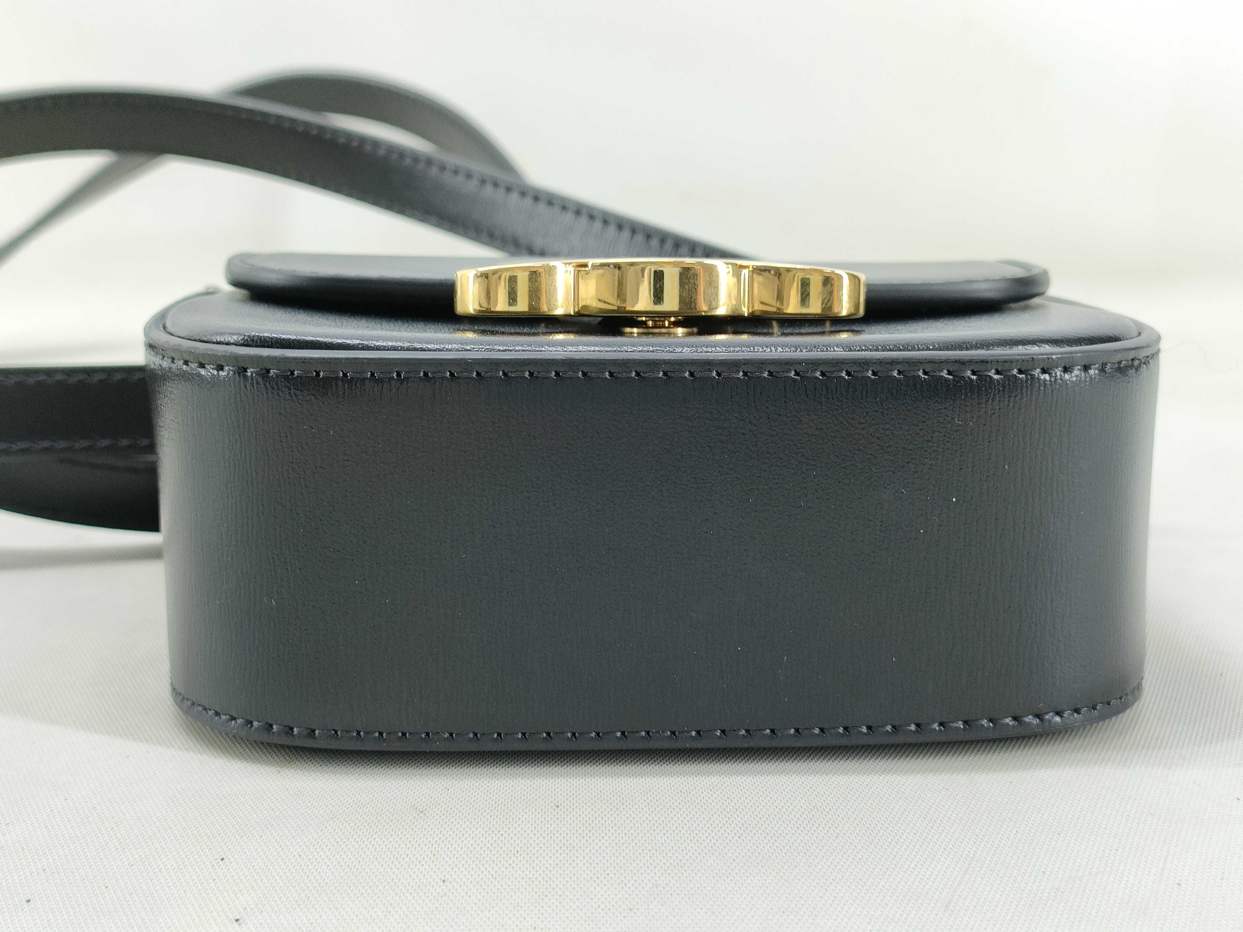 Mini Claude Triomphe Black Box Calf Shoulder Bag — view 3