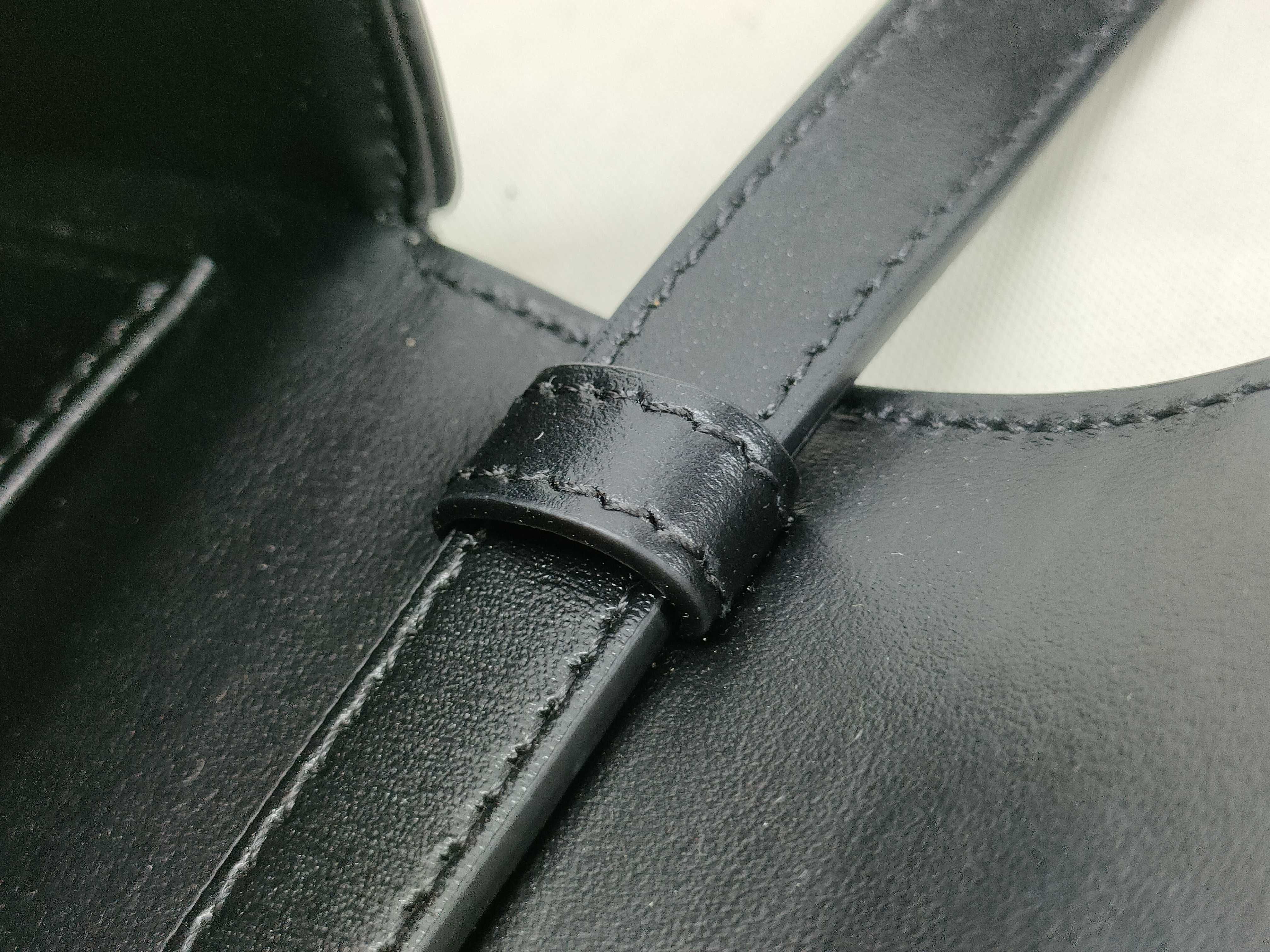 Mini Claude Triomphe Black Box Calf Shoulder Bag — view 7