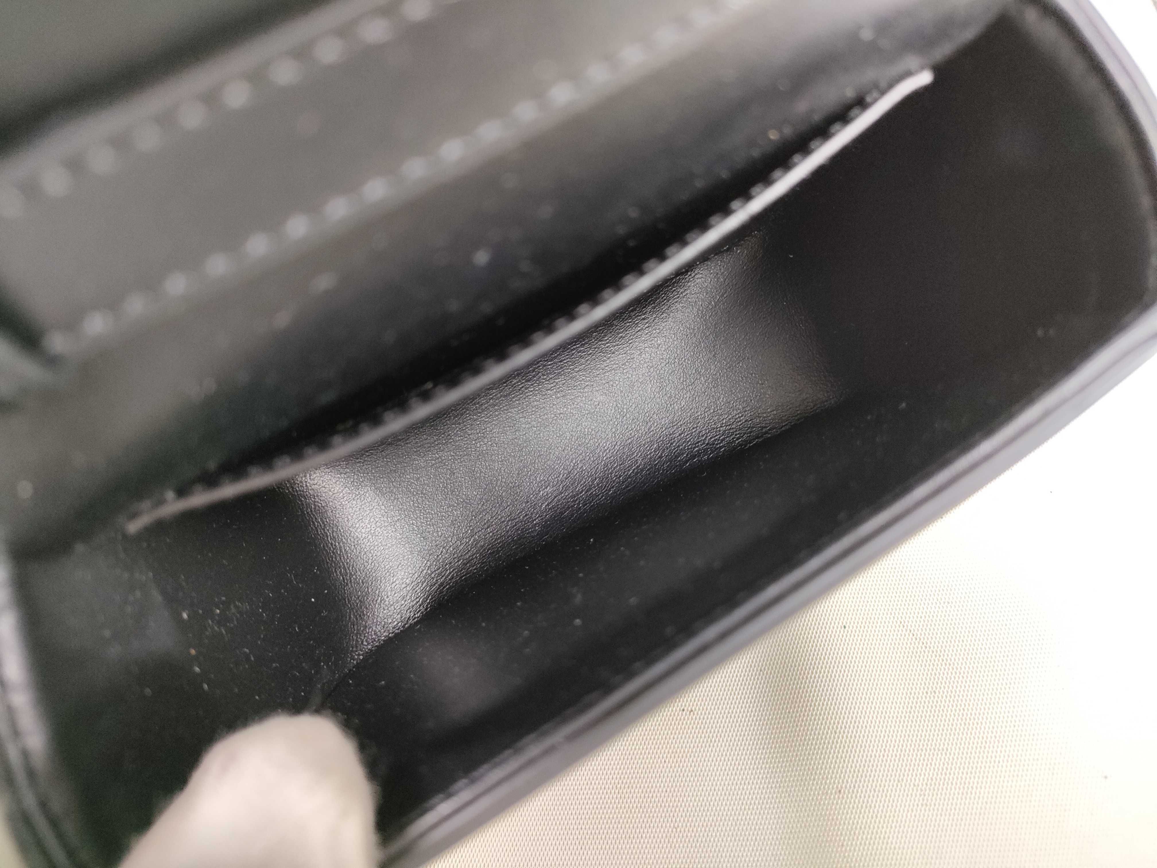Mini Claude Triomphe Black Box Calf Shoulder Bag — view 10