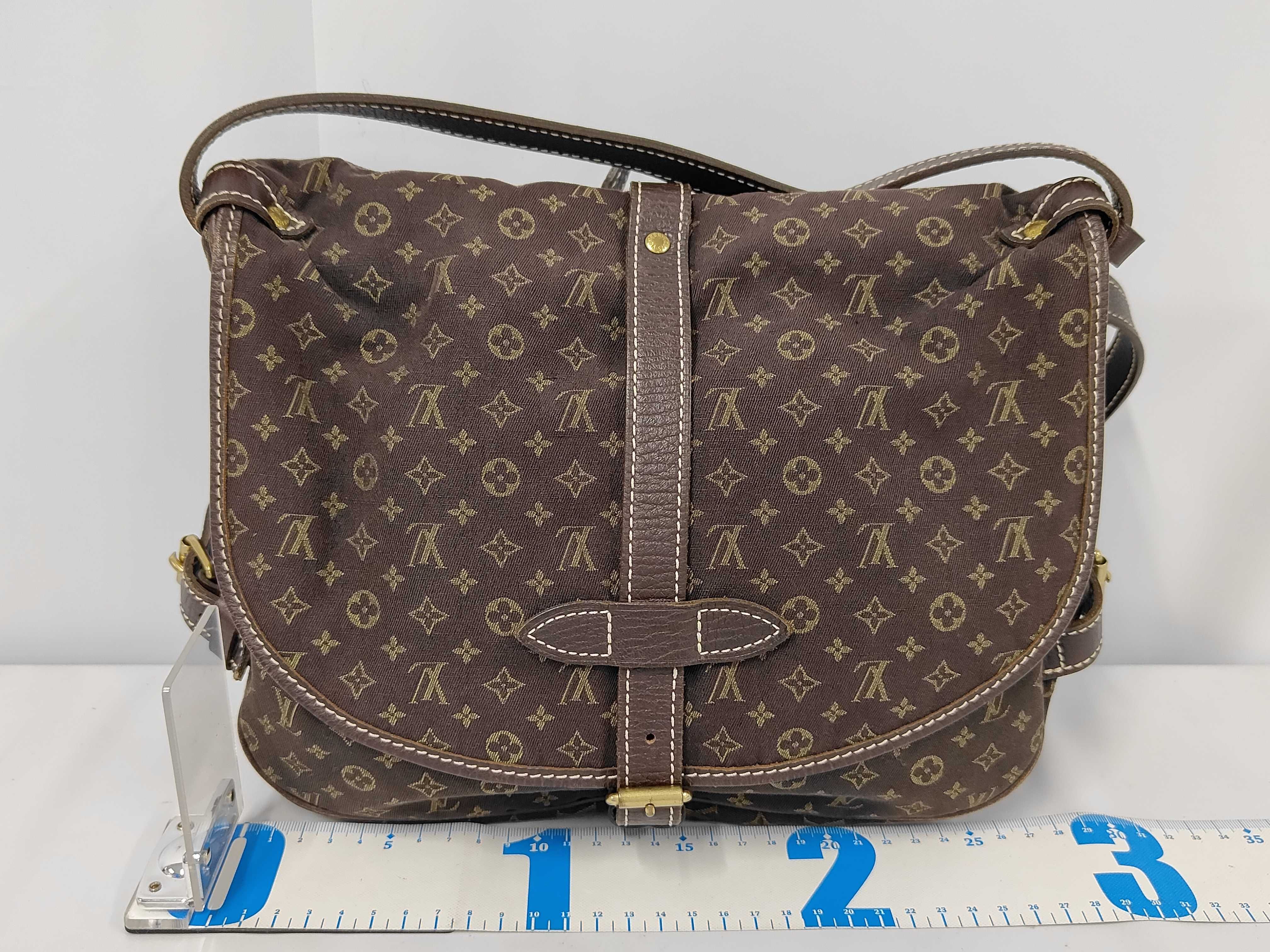 Monogram Mini Lin Saumur 30 M95227 MB1016 Shoulder Bag — view 2