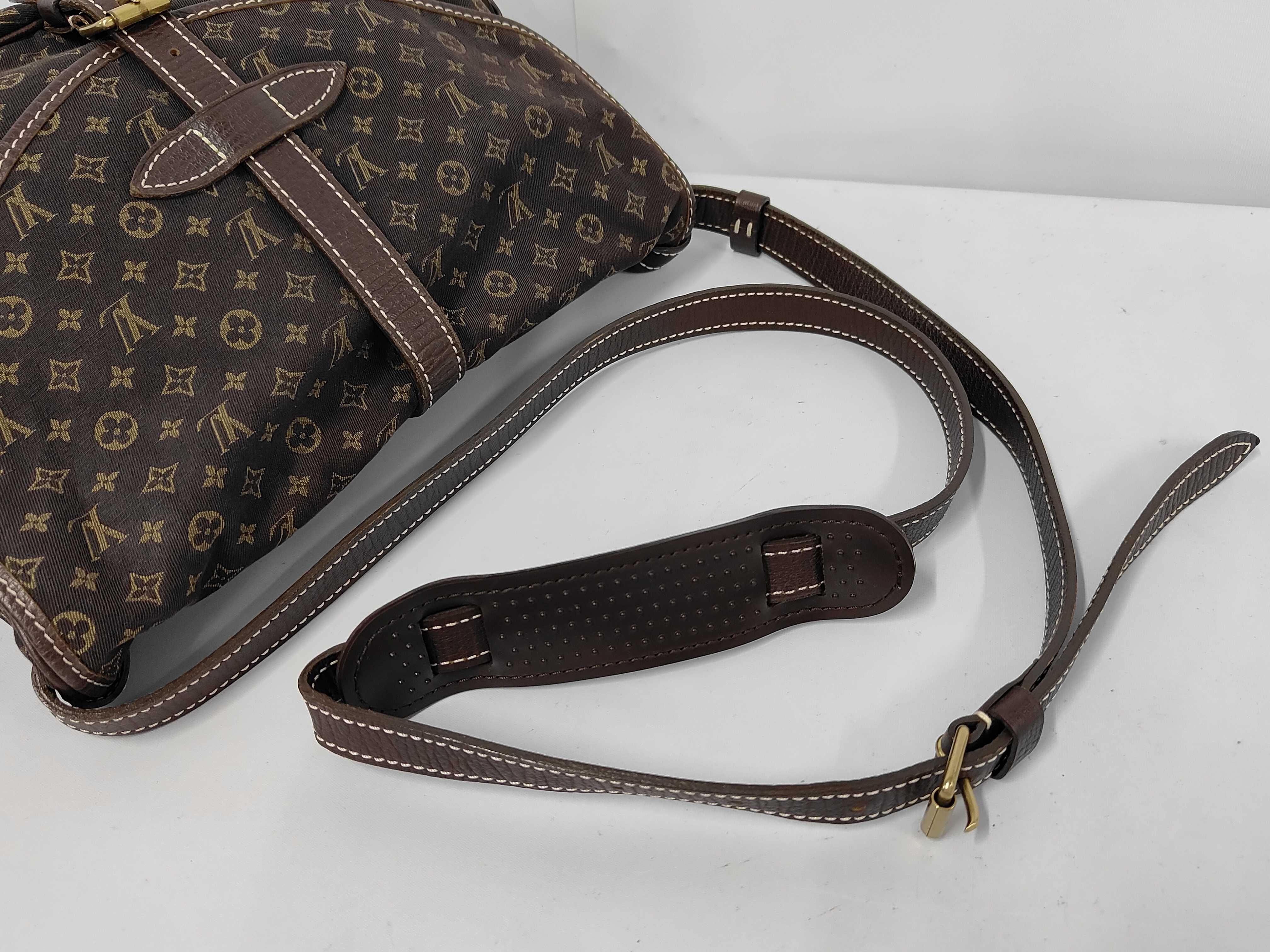 Monogram Mini Lin Saumur 30 M95227 MB1016 Shoulder Bag — view 3