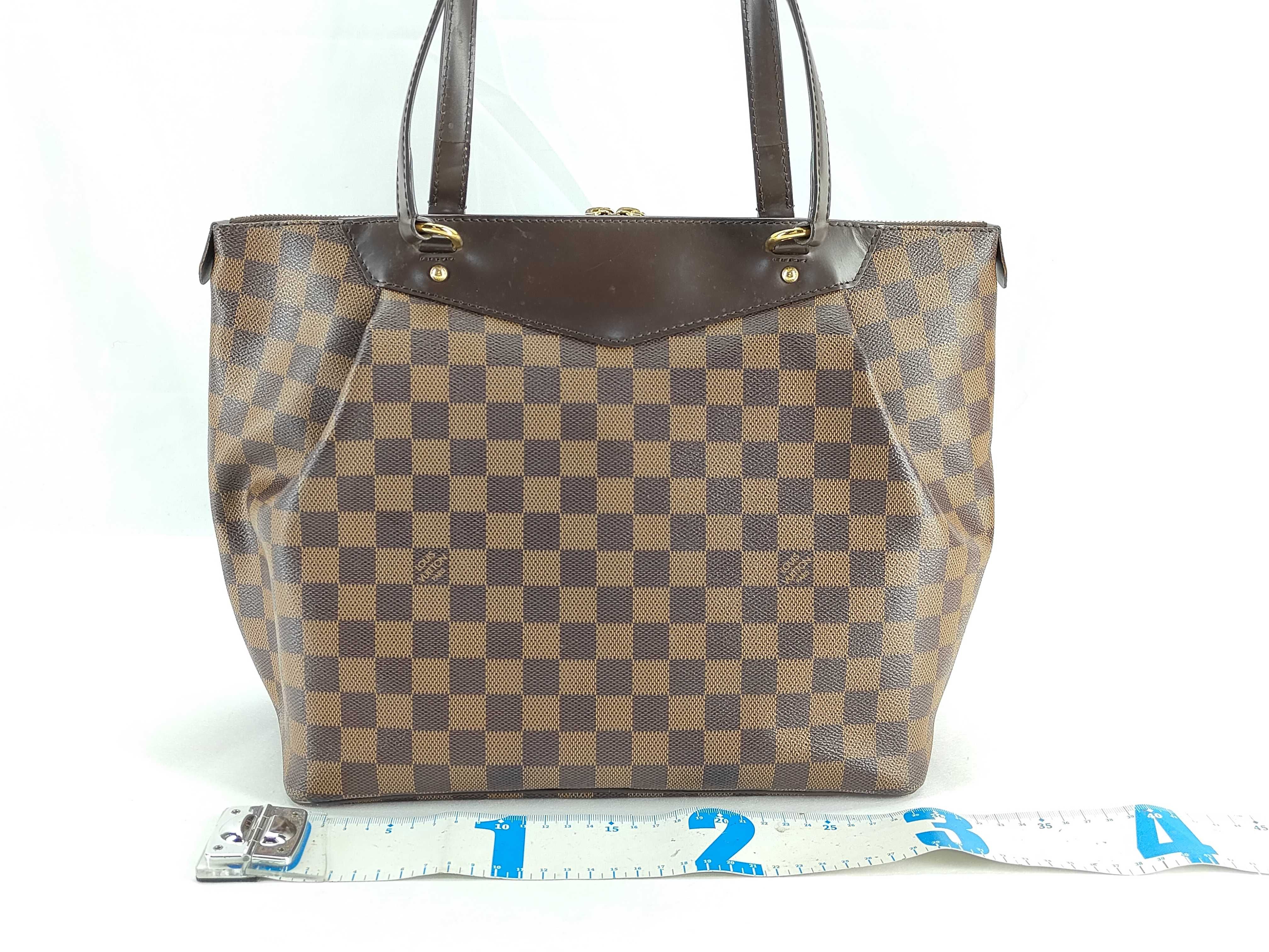 Damier Westminster GM Tote Bag N41103 VI2151 Brown — view 2