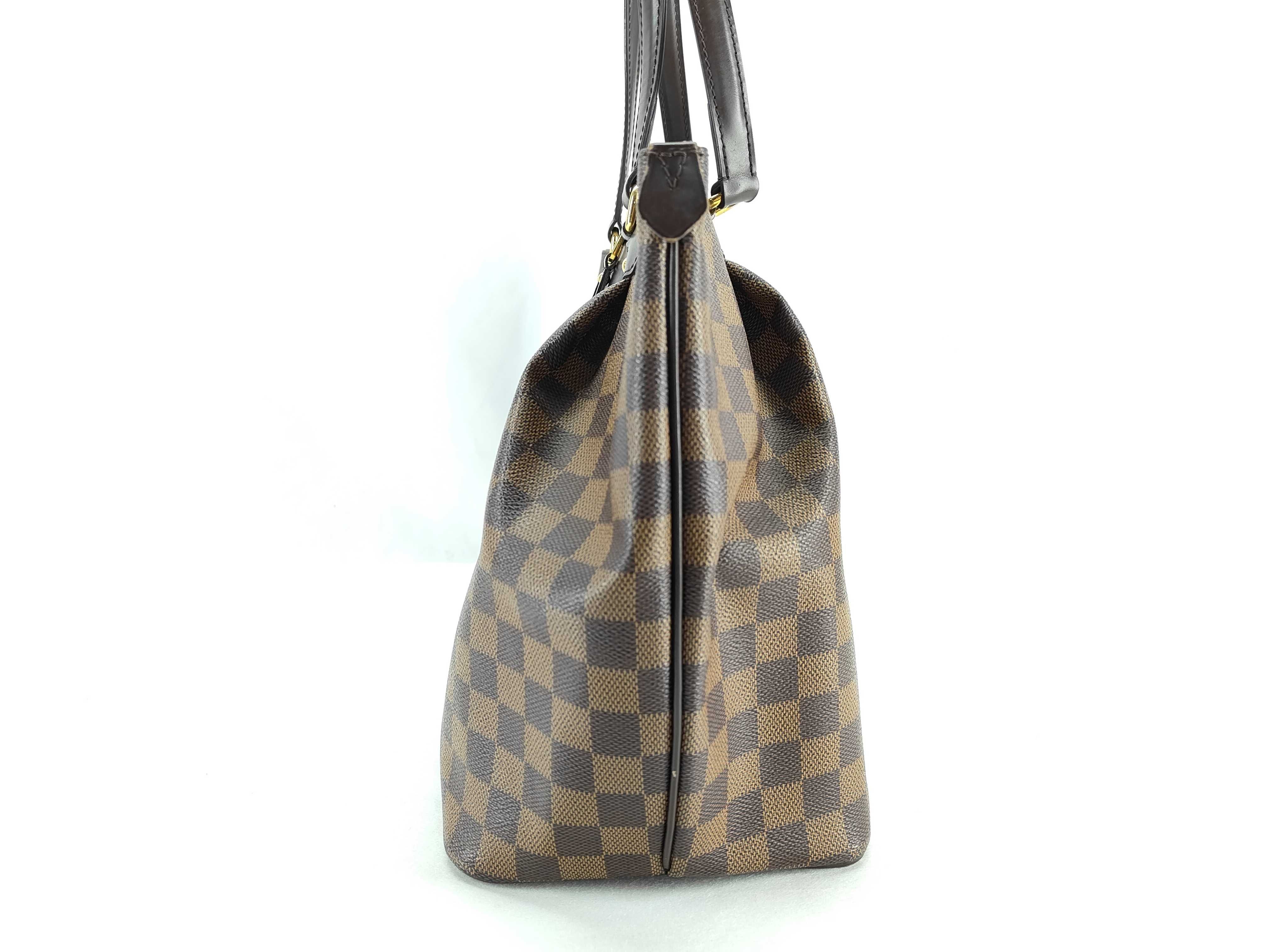 Damier Westminster GM Tote Bag N41103 VI2151 Brown — view 3