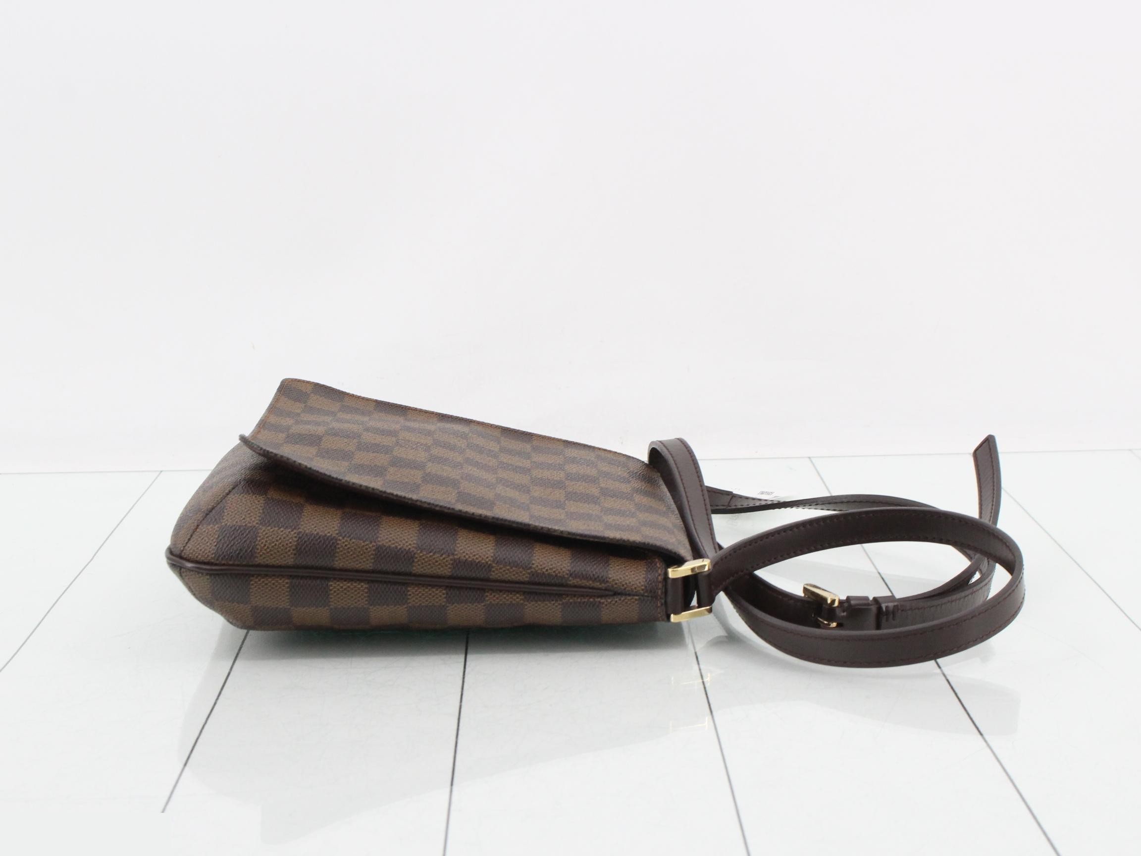 Damier Musette Salsa Long Strap Shoulder Bag — view 3