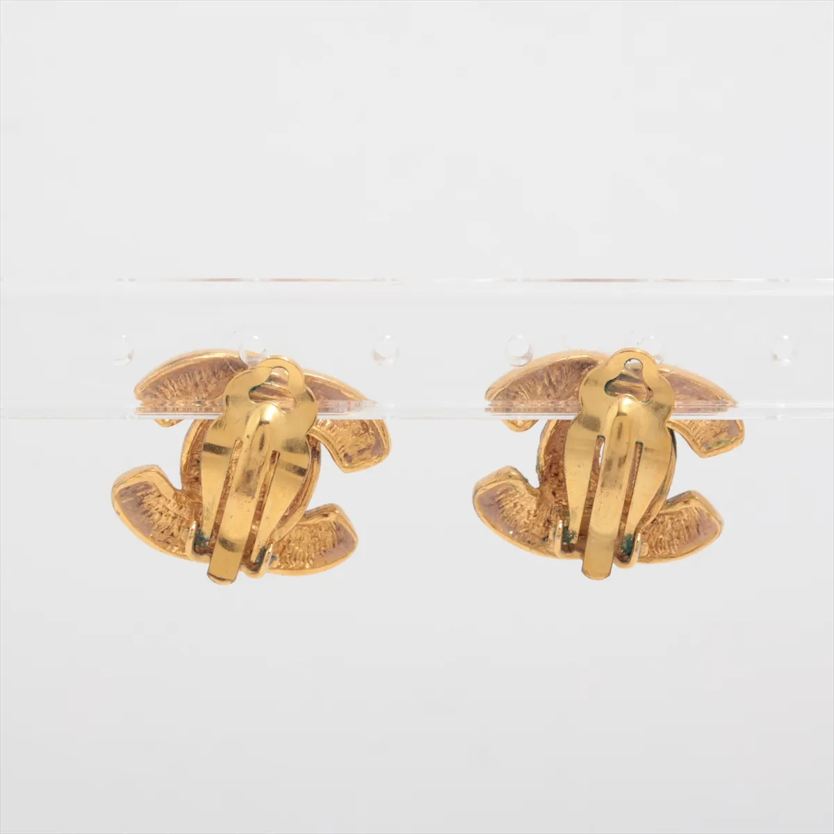 Coco Mark 2433 Earrings (Pair) GP Gold. Shows — view 2