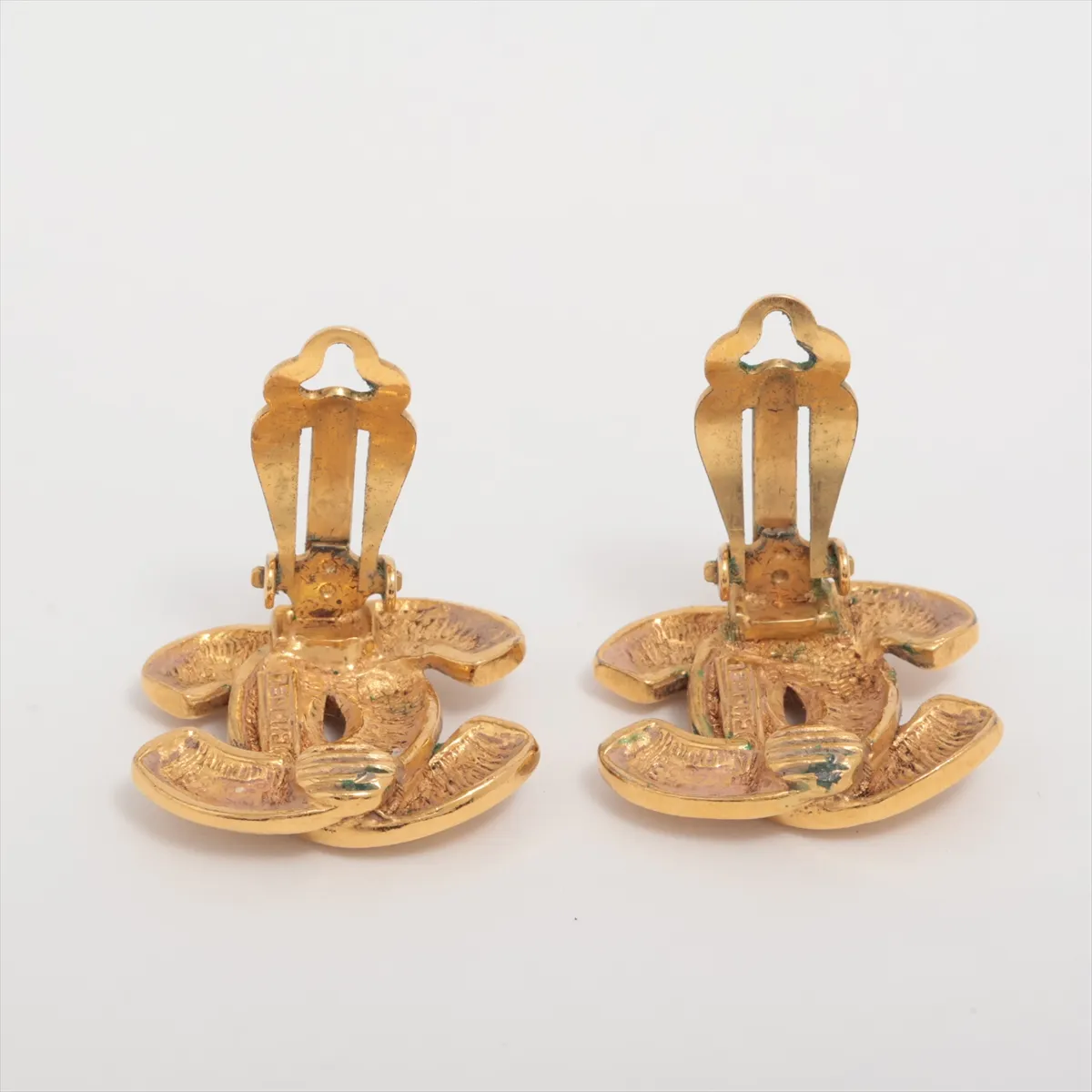 Coco Mark 2433 Earrings (Pair) GP Gold. Shows — view 4