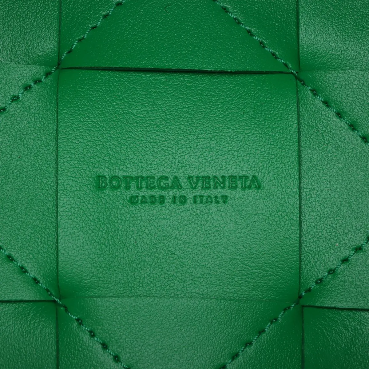 Maxi Intrecciato Cassette Mini Crossbody Bag Leather Shoulder Bag Green — view 7