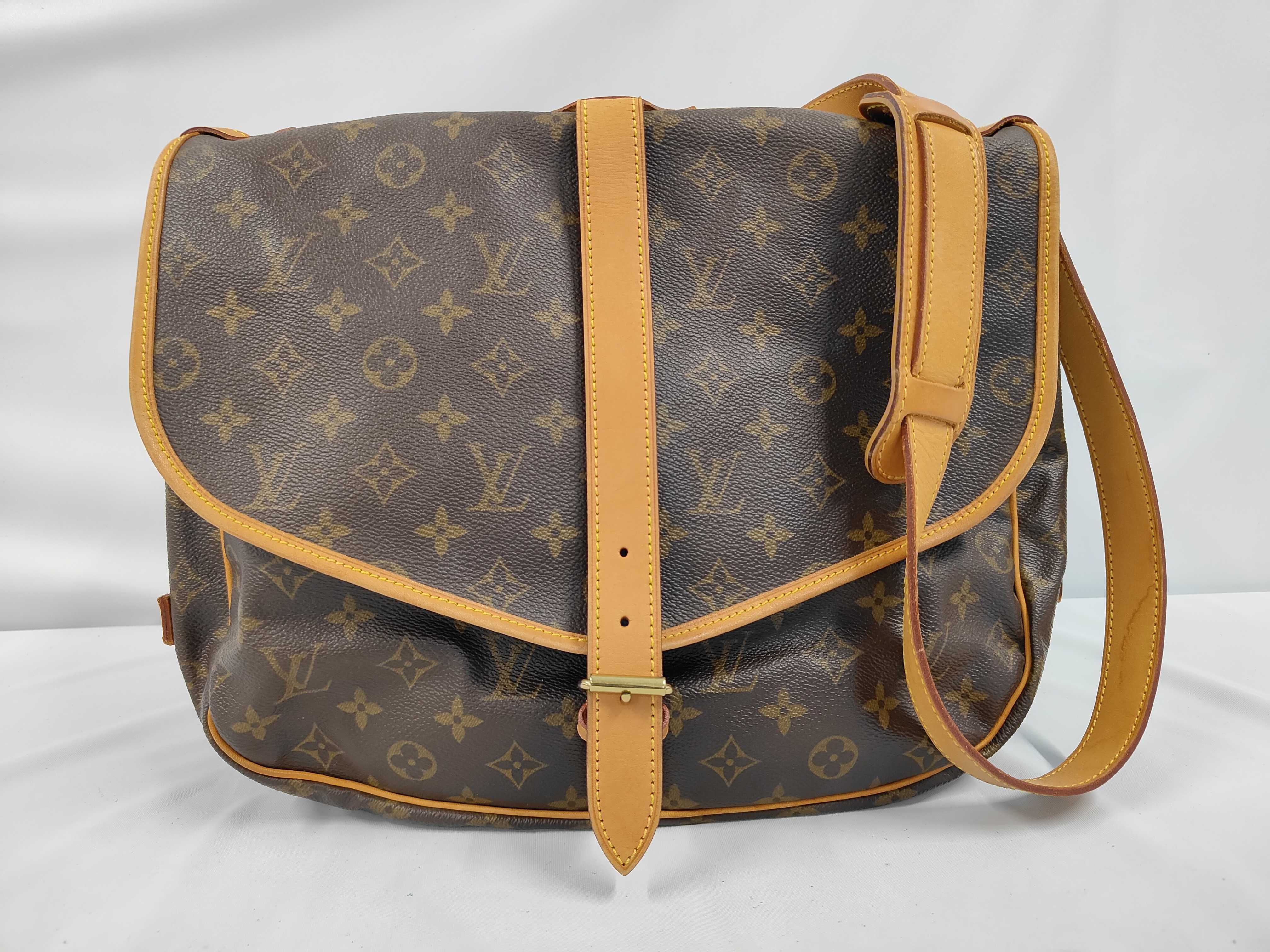 Monogram M42254 Saumur 35 Shoulder Bag