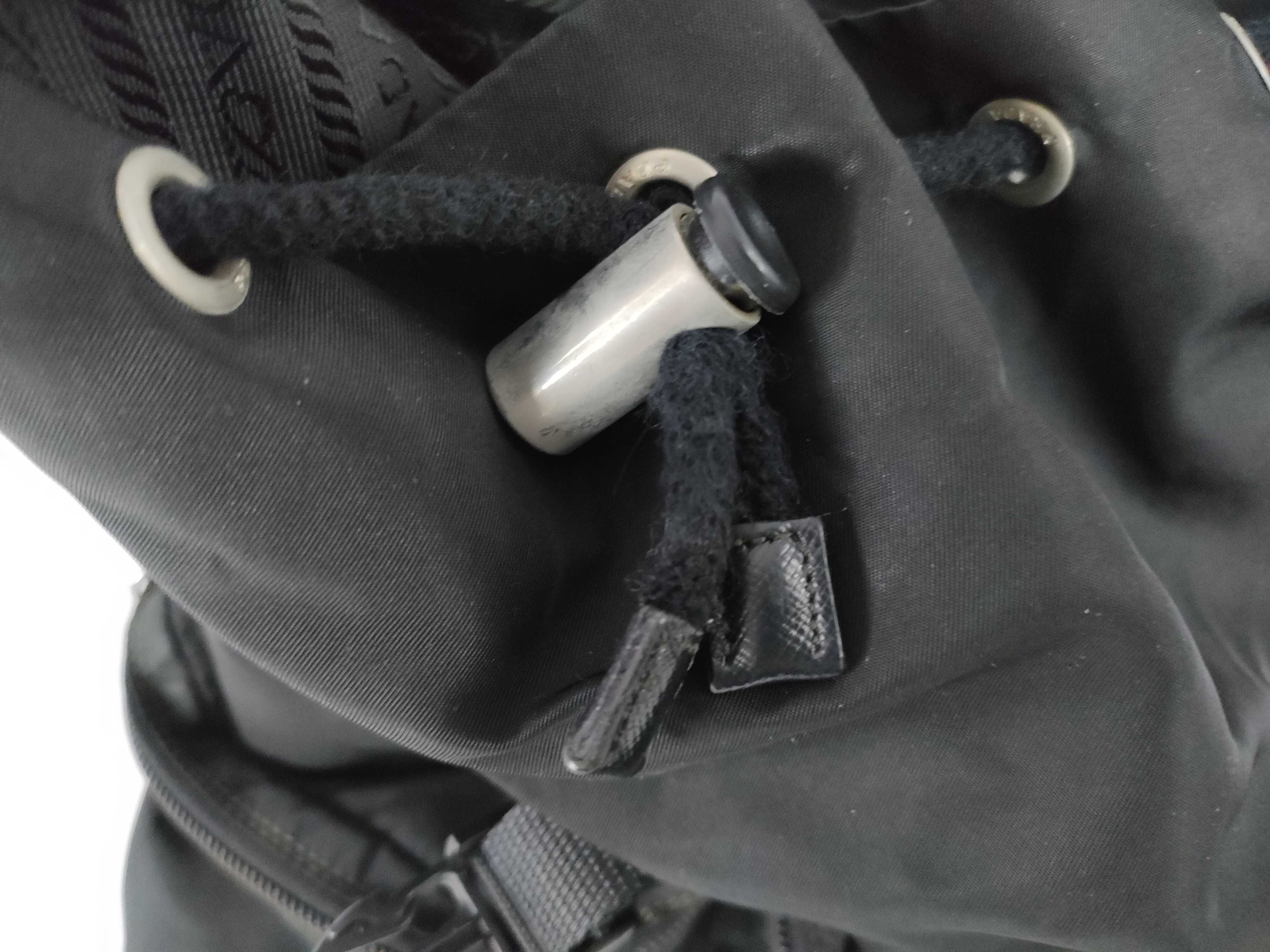 Nylon V164 Triangle Logo Backpack — view 14