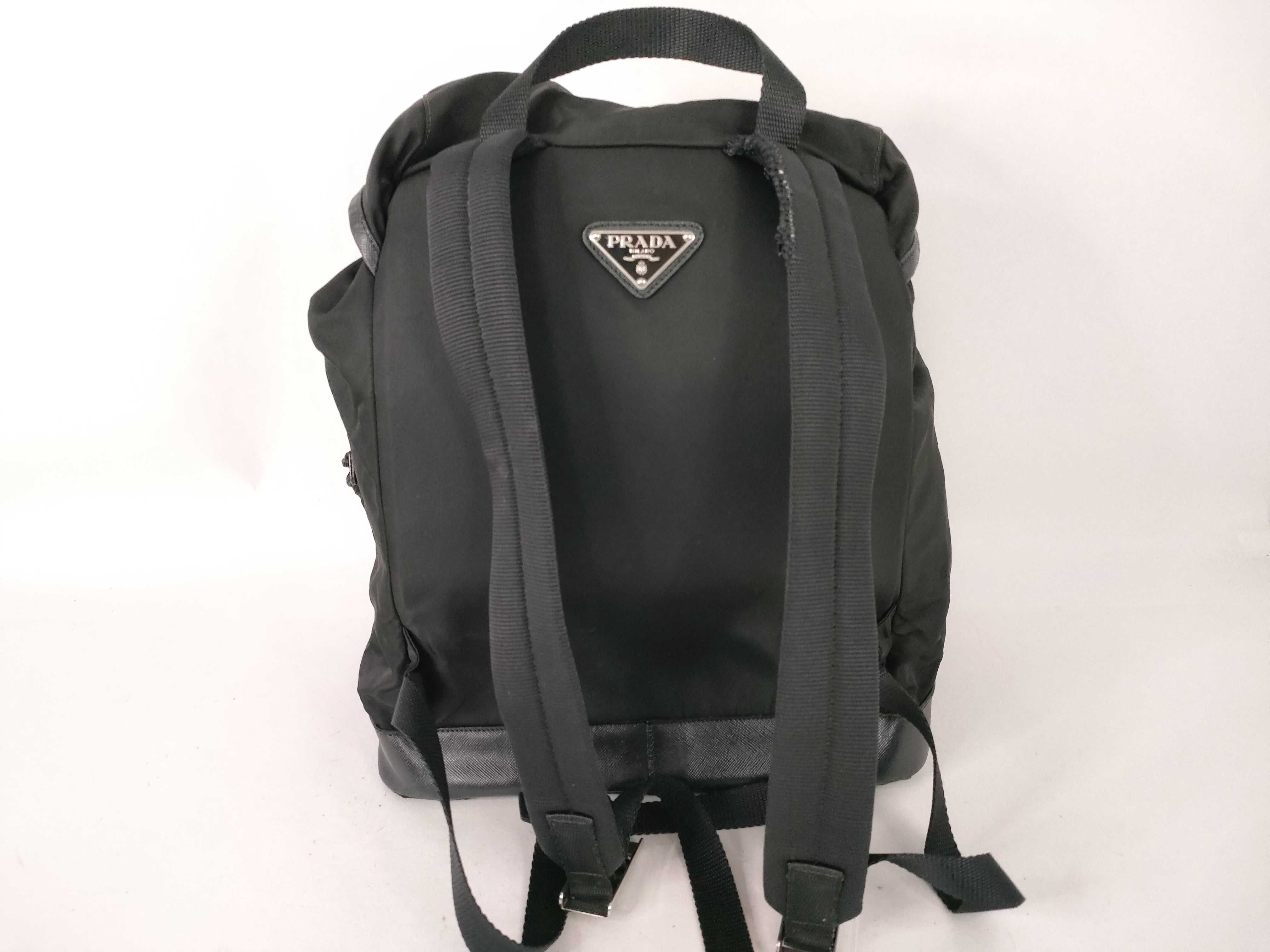 Nylon V164 Triangle Logo Backpack — view 3