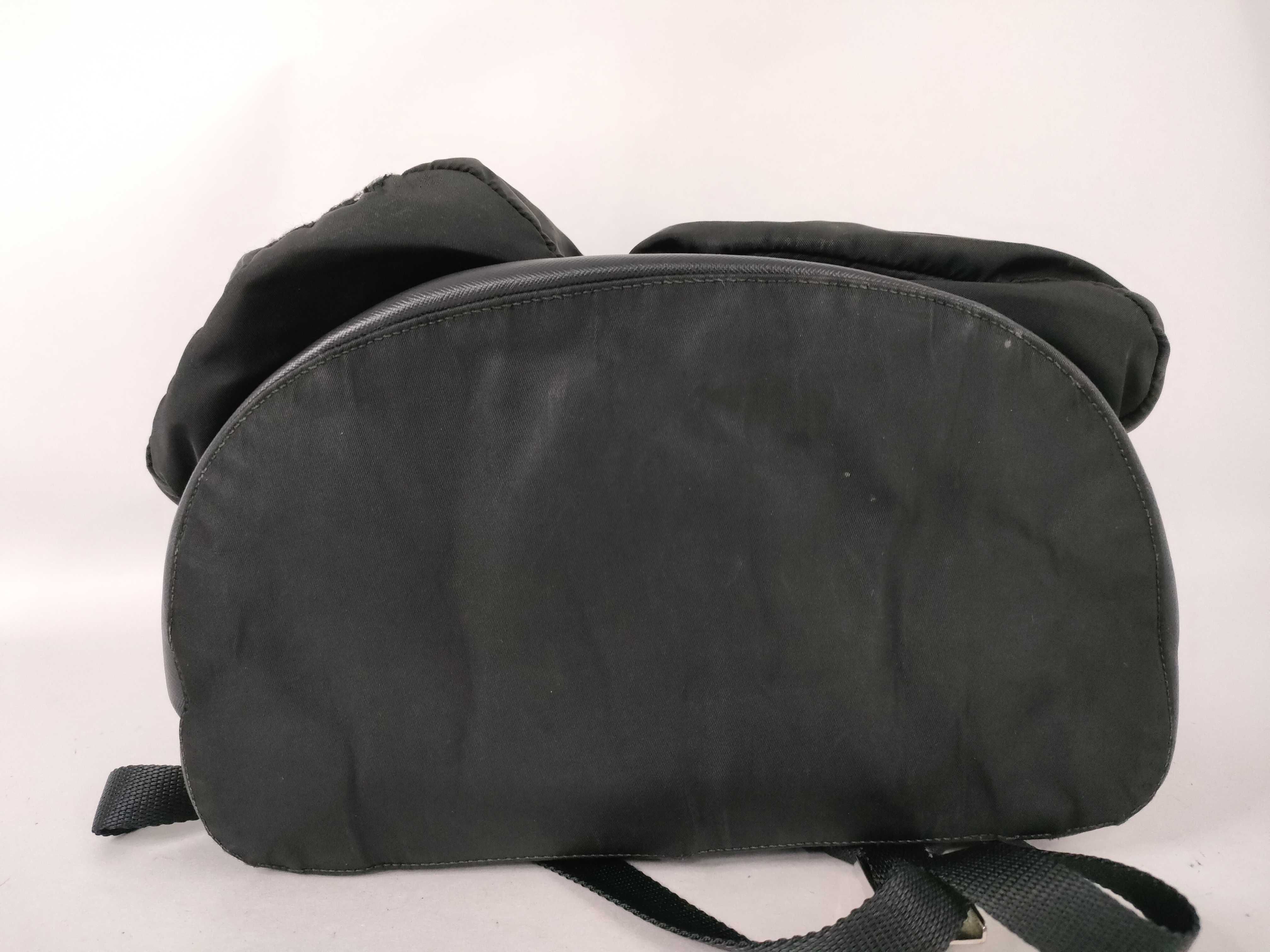 Nylon V164 Triangle Logo Backpack — view 7