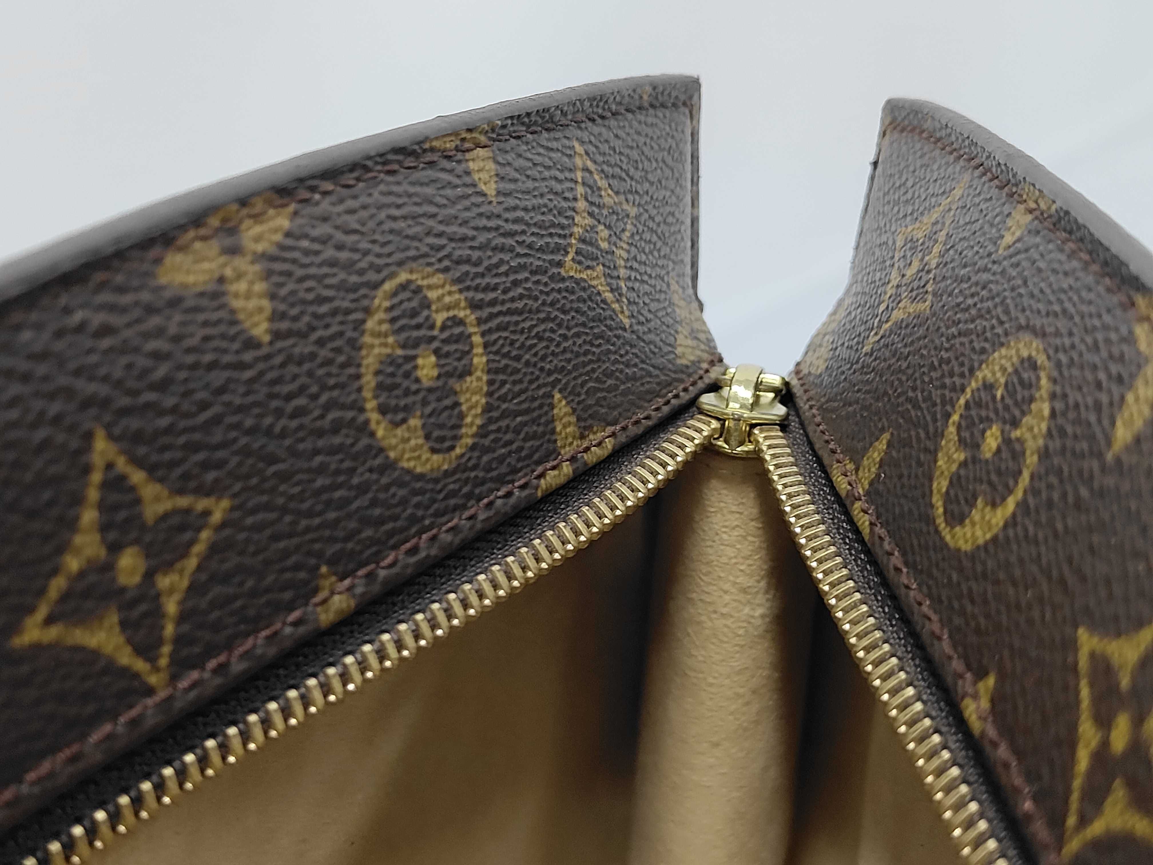 Babylon Brown Monogram Canvas Bag with Gold Hardware — view 13
