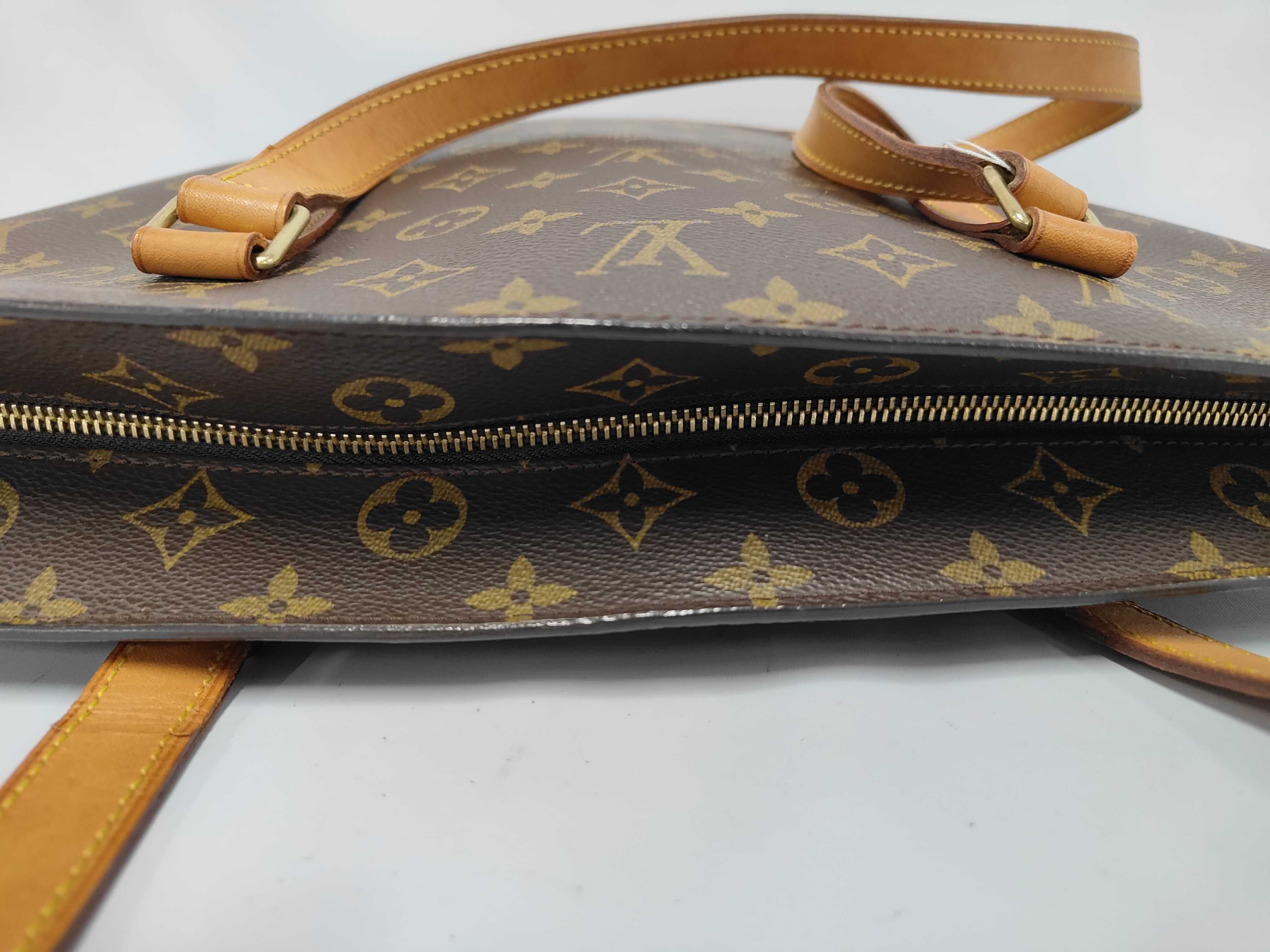 Babylon Brown Monogram Canvas Bag with Gold Hardware — view 7