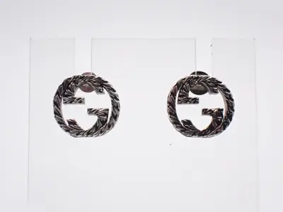 Interlocking Earrings, Ag925, 4.3g