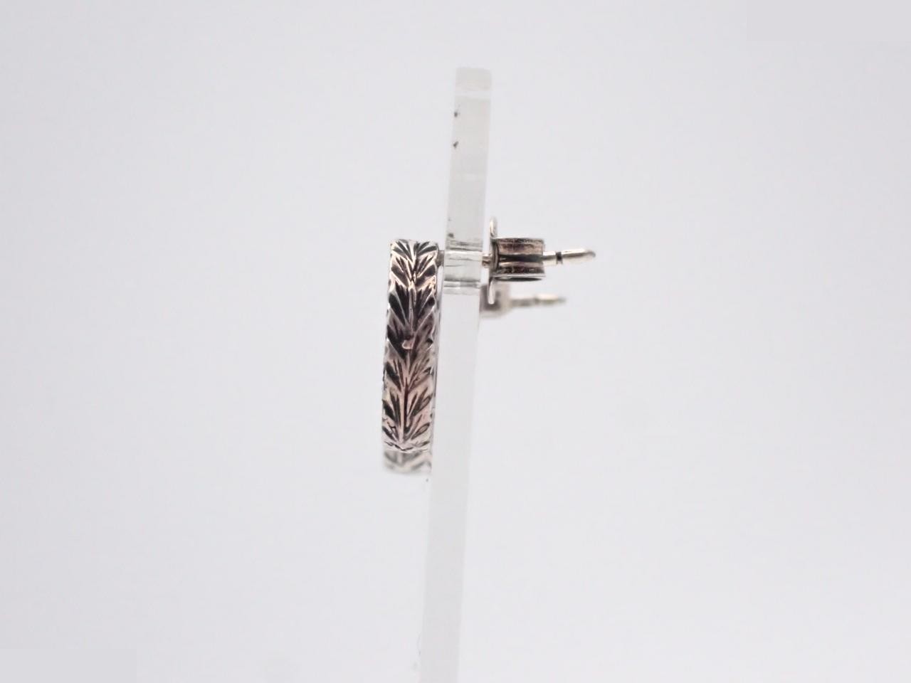 Interlocking Earrings, Ag925, 4.3g — view 3