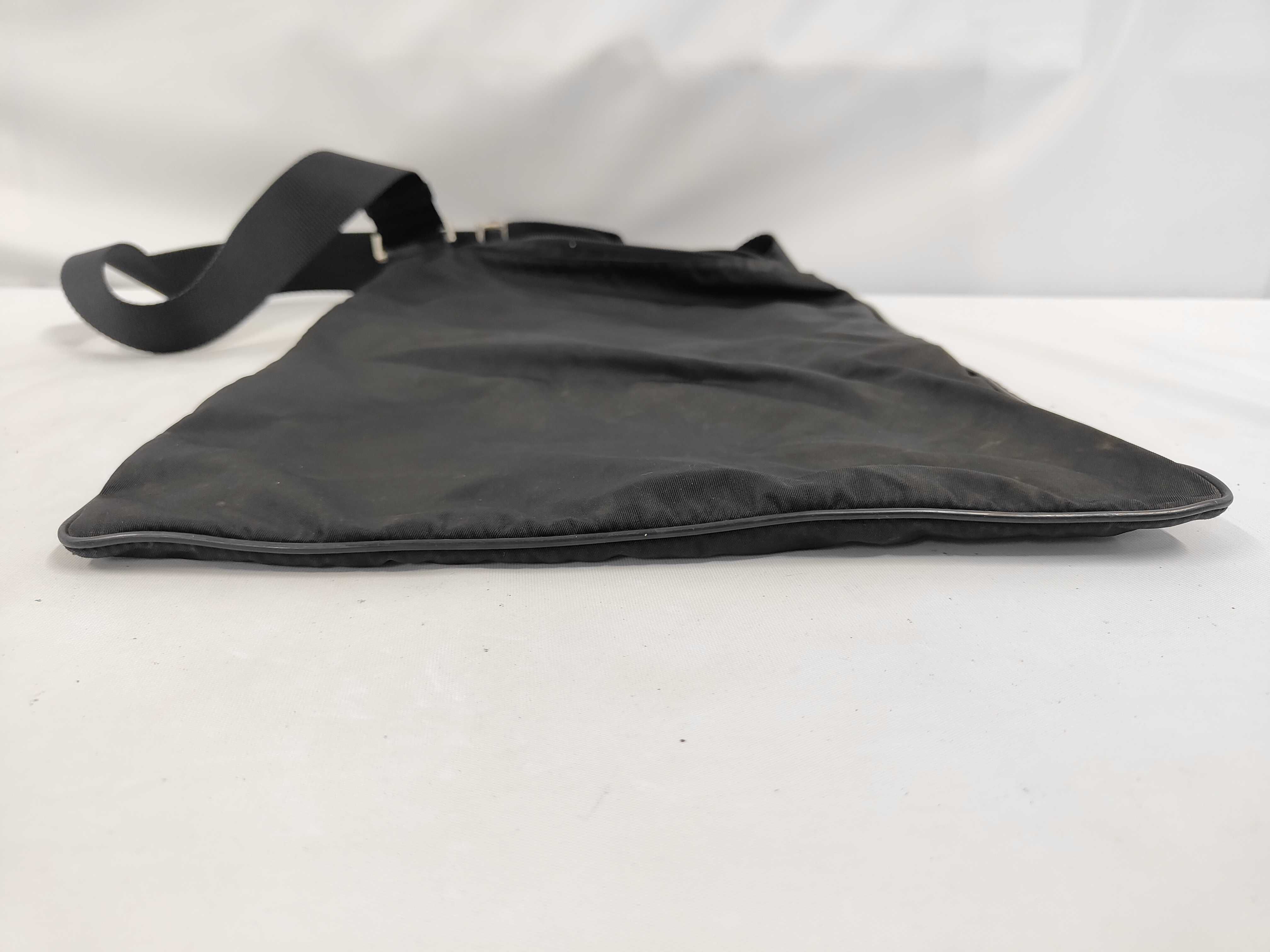 Nylon Shoulder Bag, Black Shoulder Bag — view 3