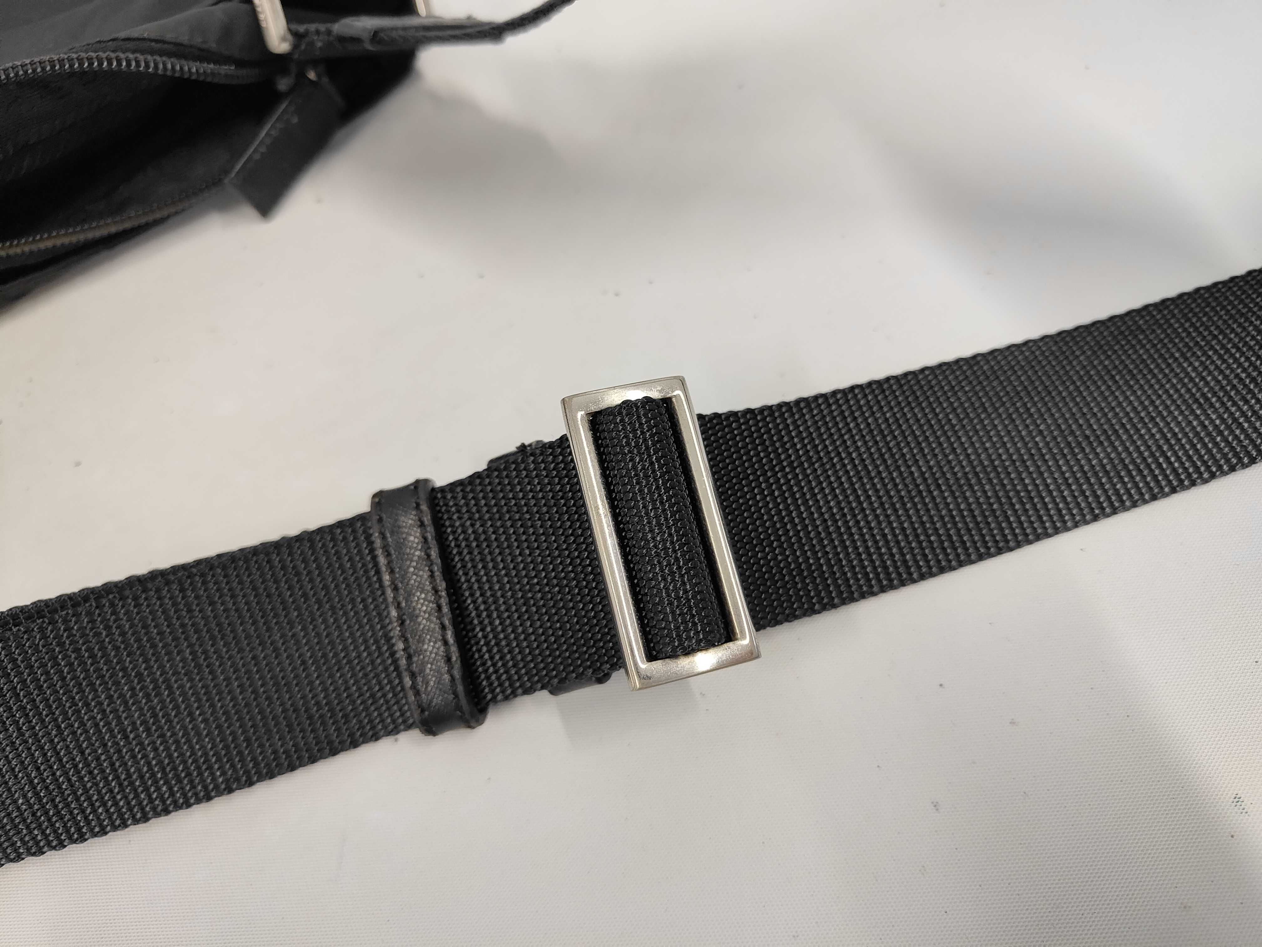 Nylon Shoulder Bag, Black Shoulder Bag — view 5