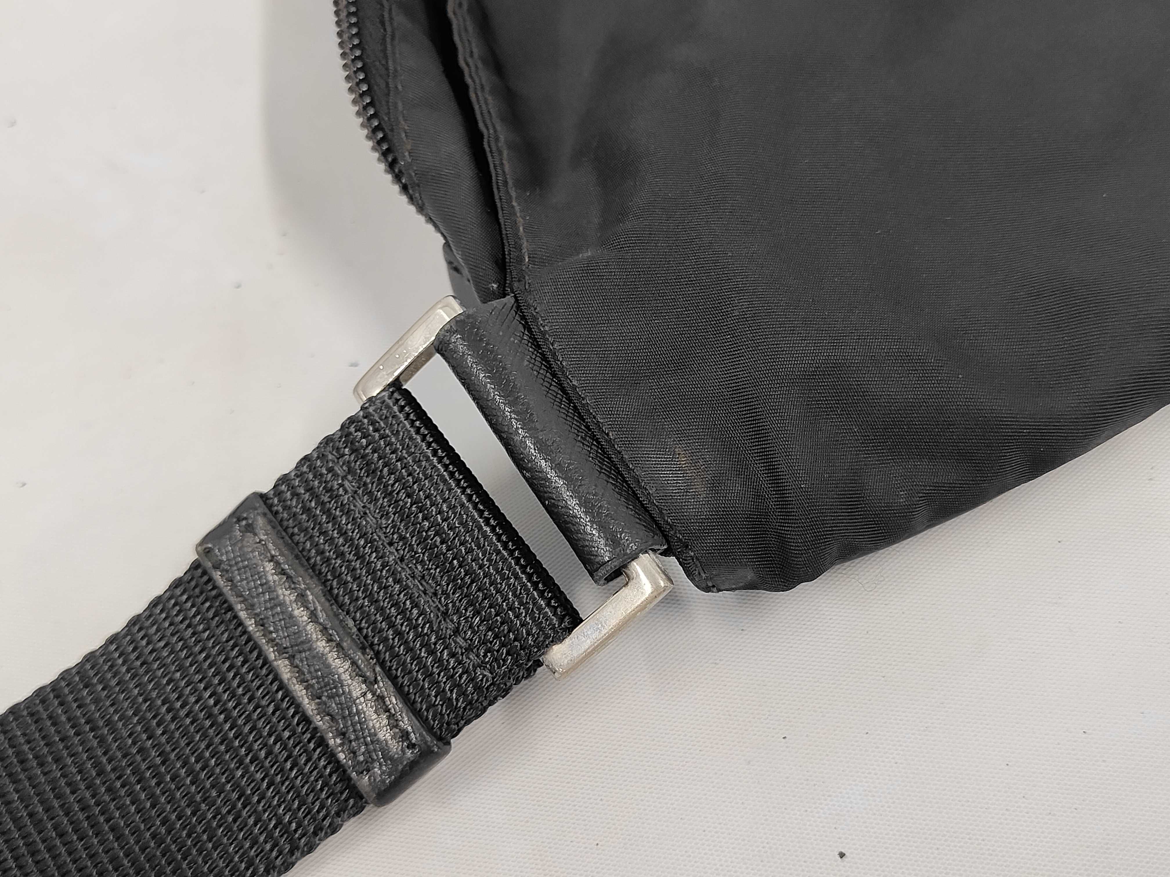 Nylon Shoulder Bag, Black Shoulder Bag — view 6
