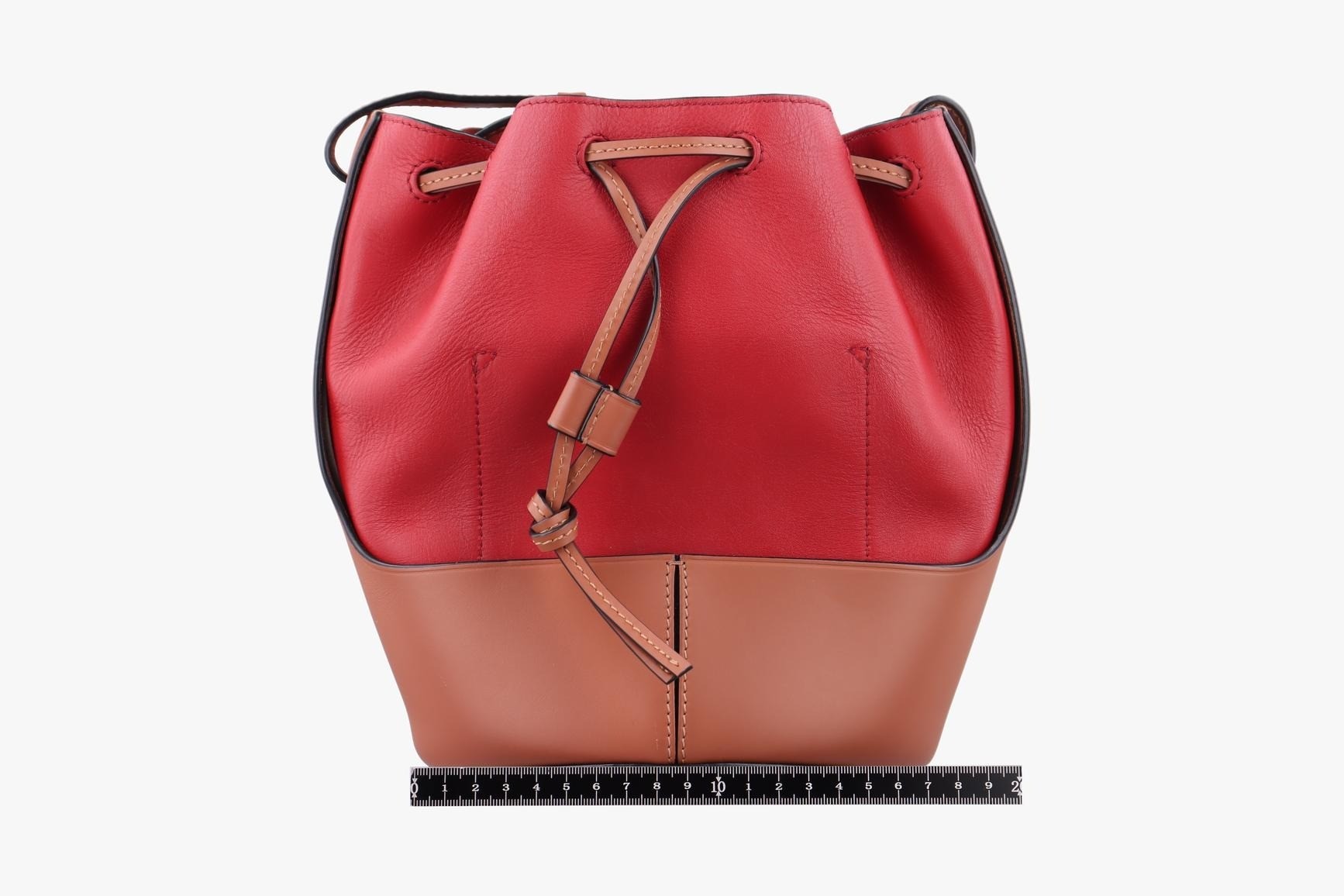 Balloon Leather Red x Brown — view 2