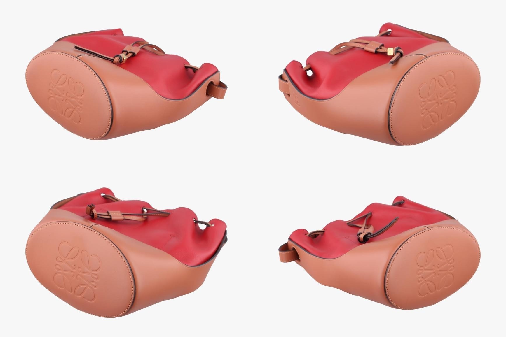 Balloon Leather Red x Brown — view 4