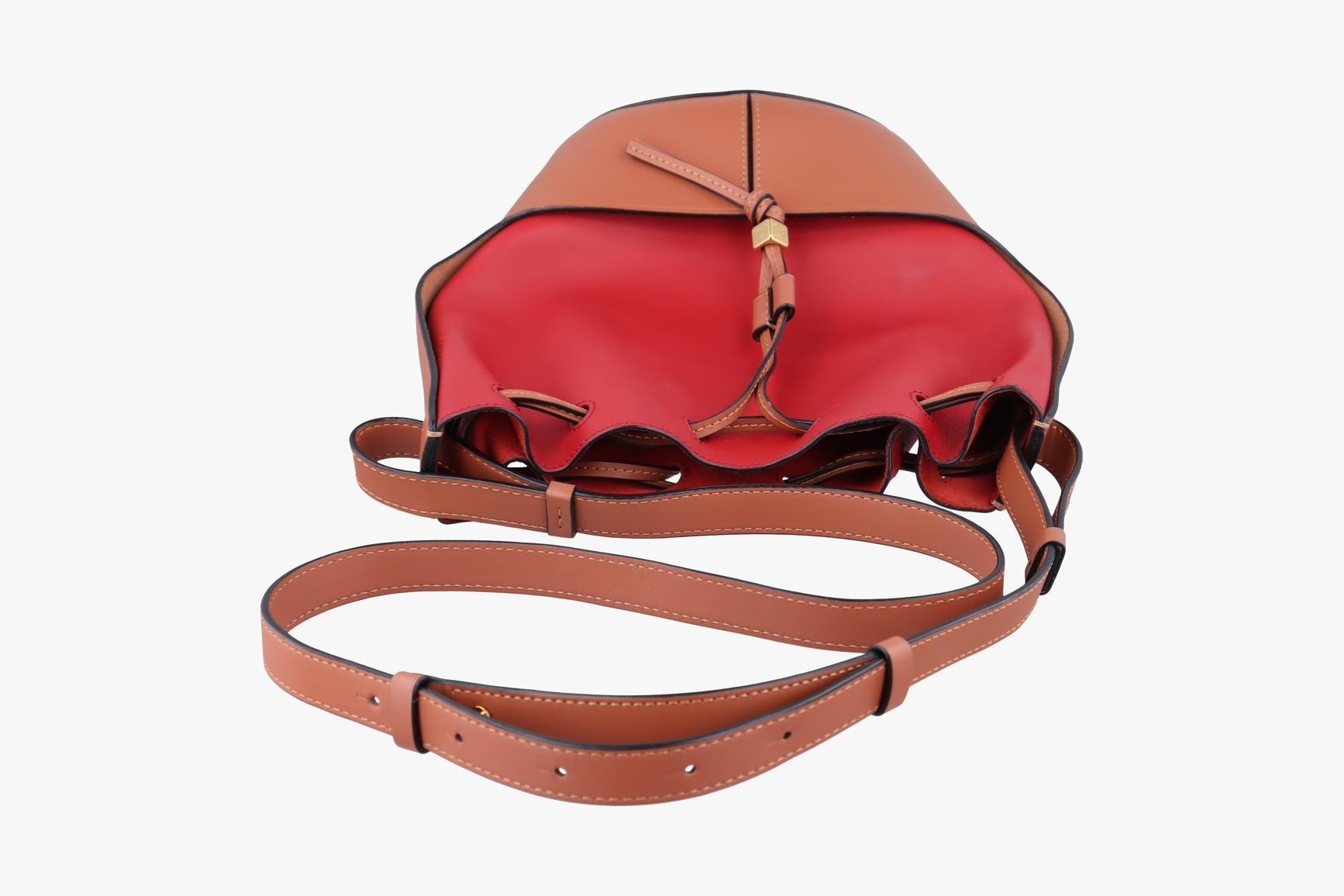 Balloon Leather Red x Brown — view 5