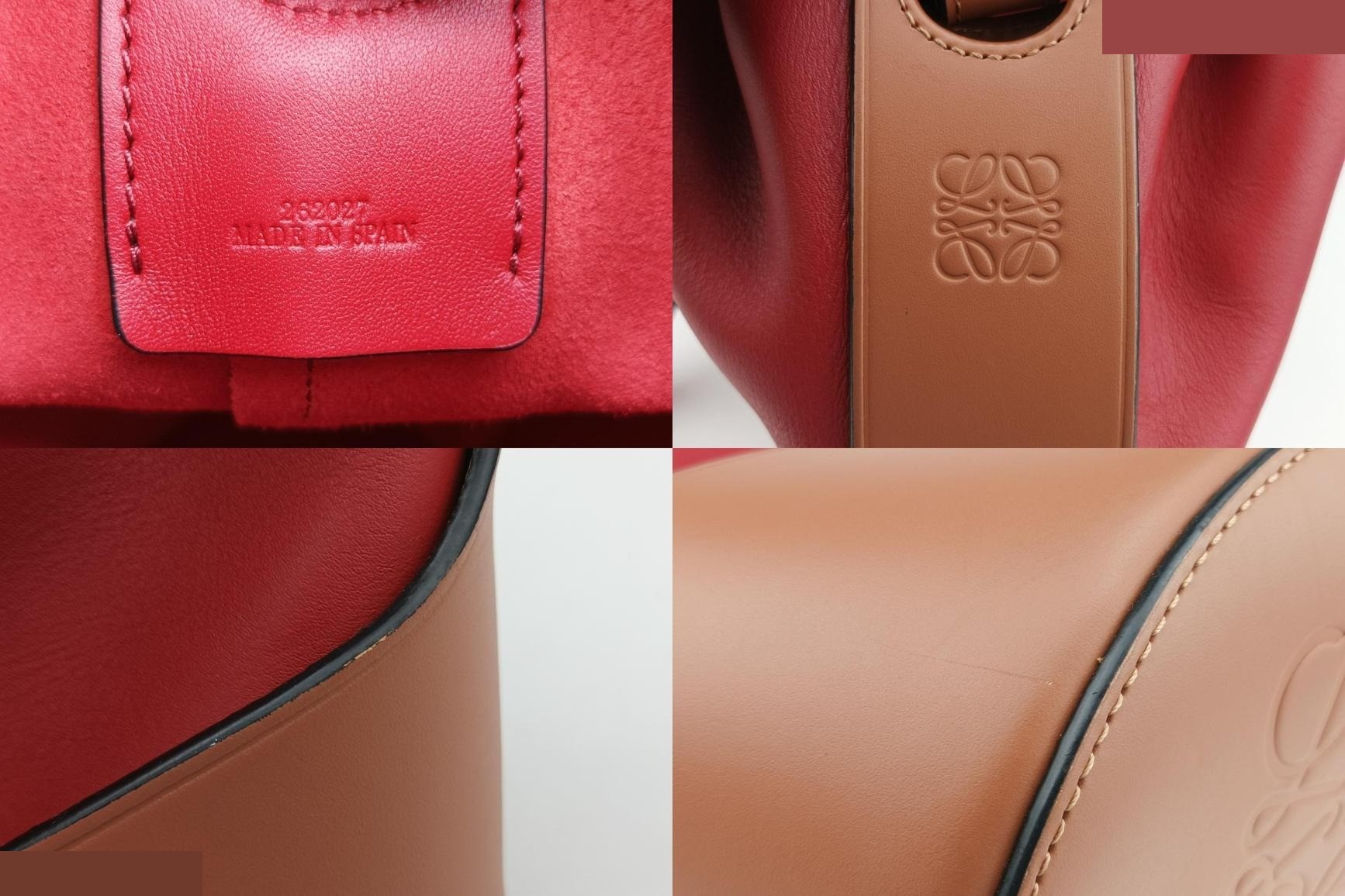 Balloon Leather Red x Brown — view 8