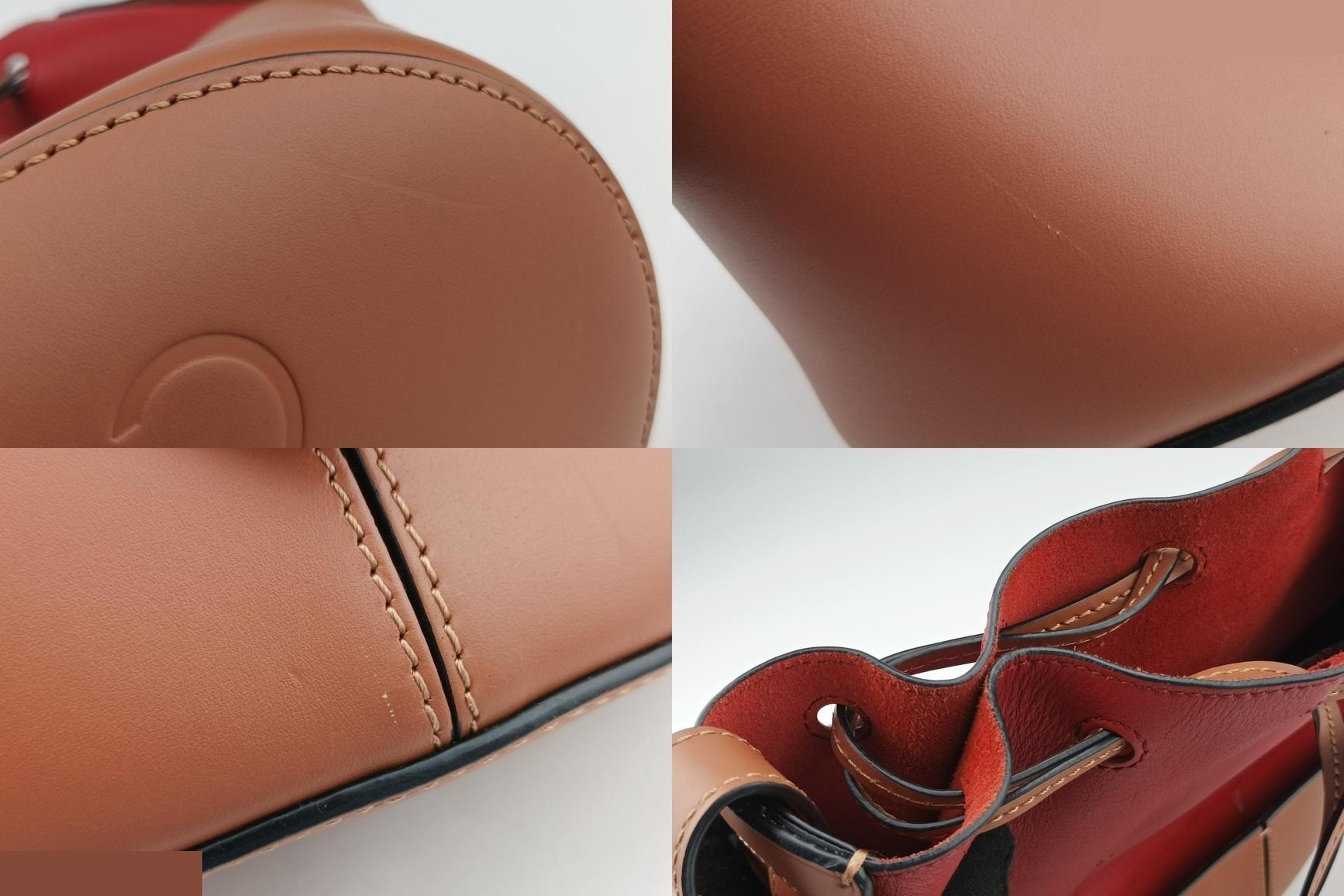 Balloon Leather Red x Brown — view 9