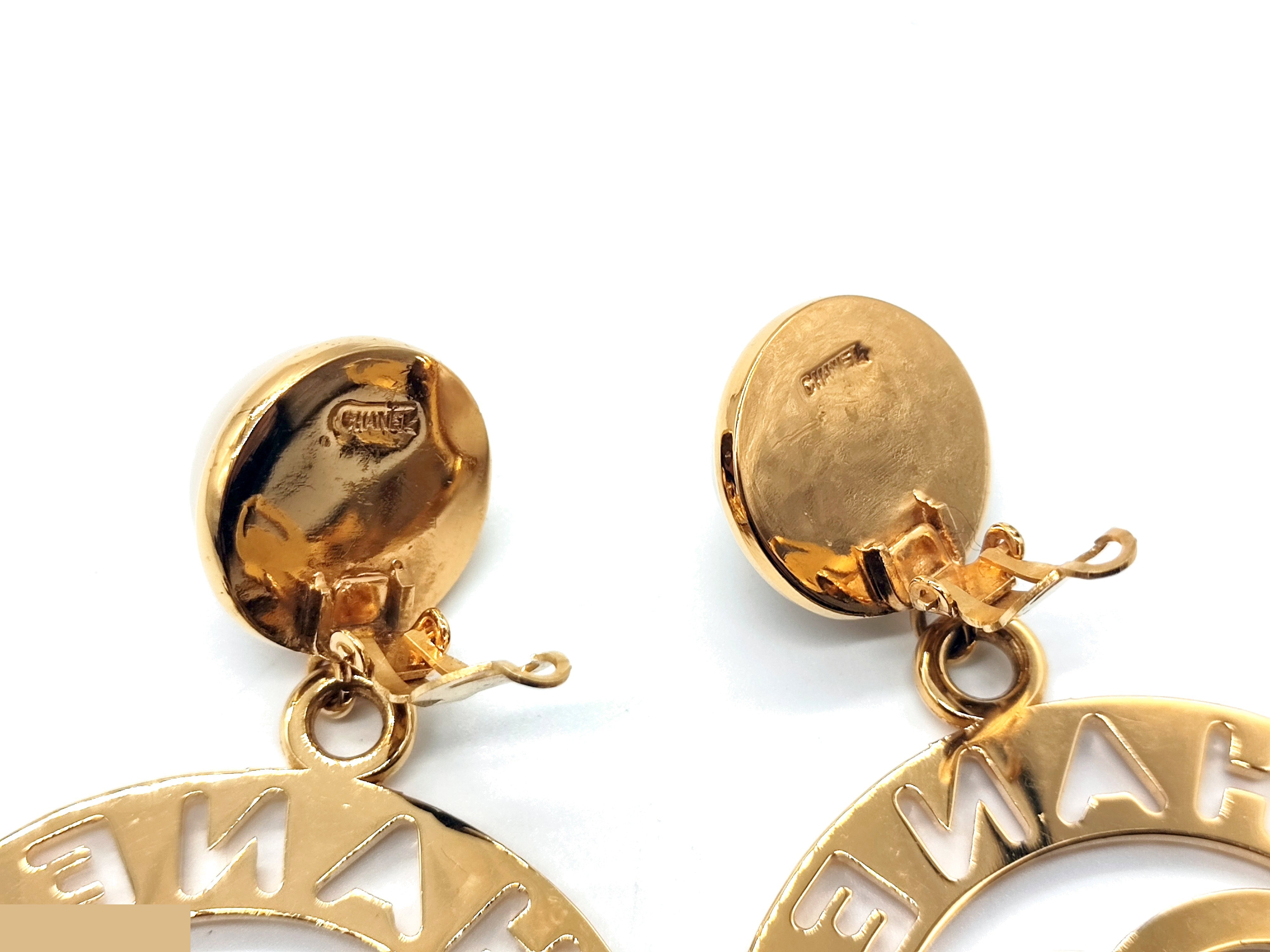 Coco Mark Big Pearl Swing Earrings — view 10